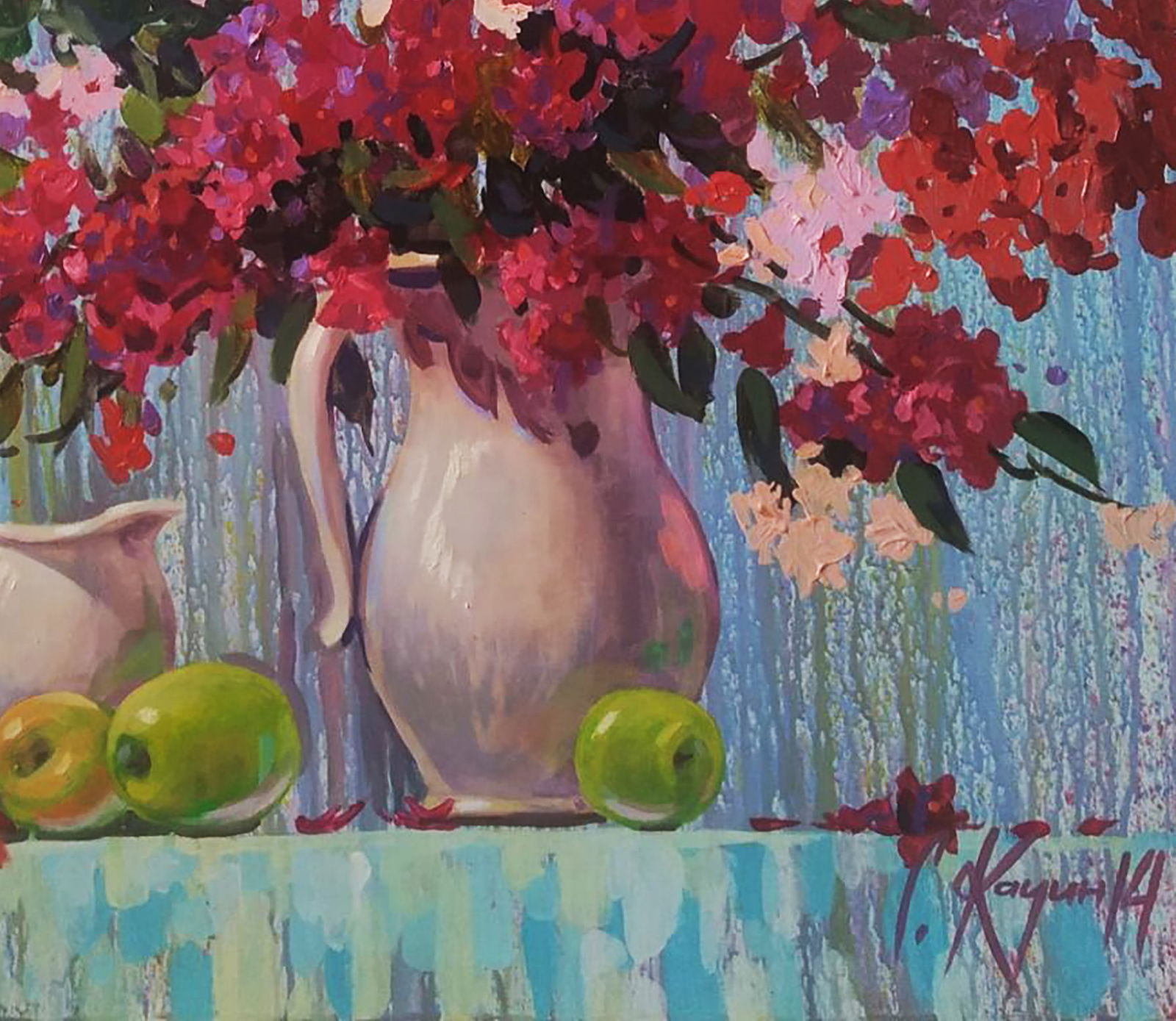 Acrylic painting Good morning Serhii Kachyn - 5