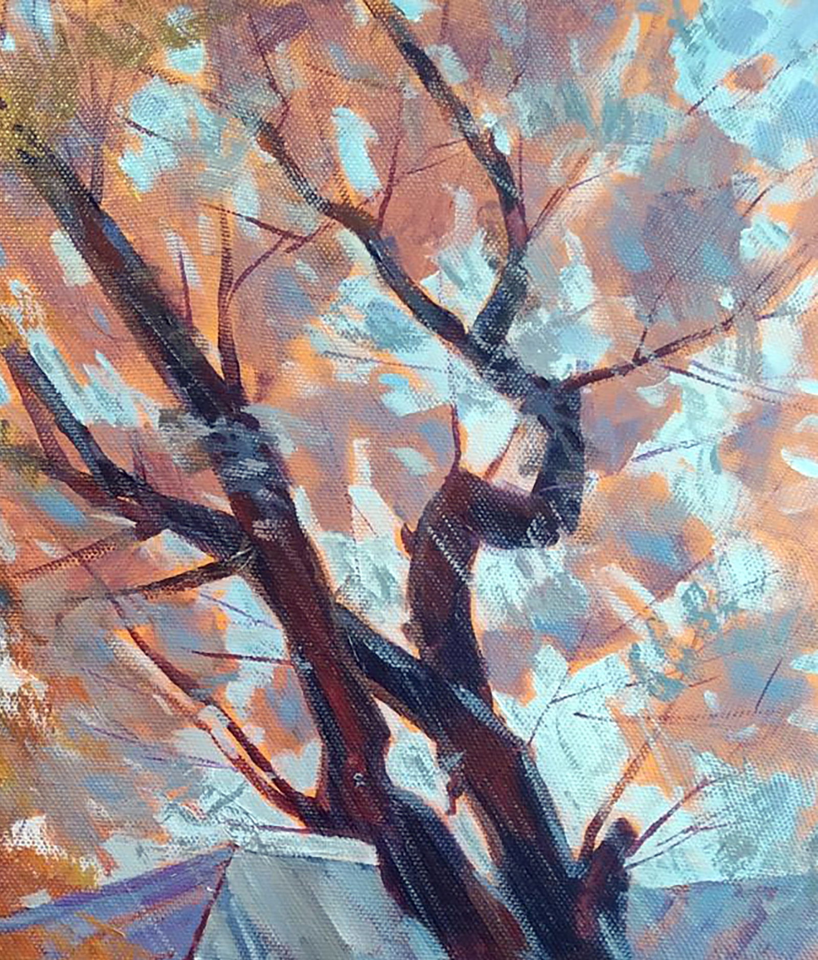 Acrylic painting Autumn rain Serhii Kachyn - 3