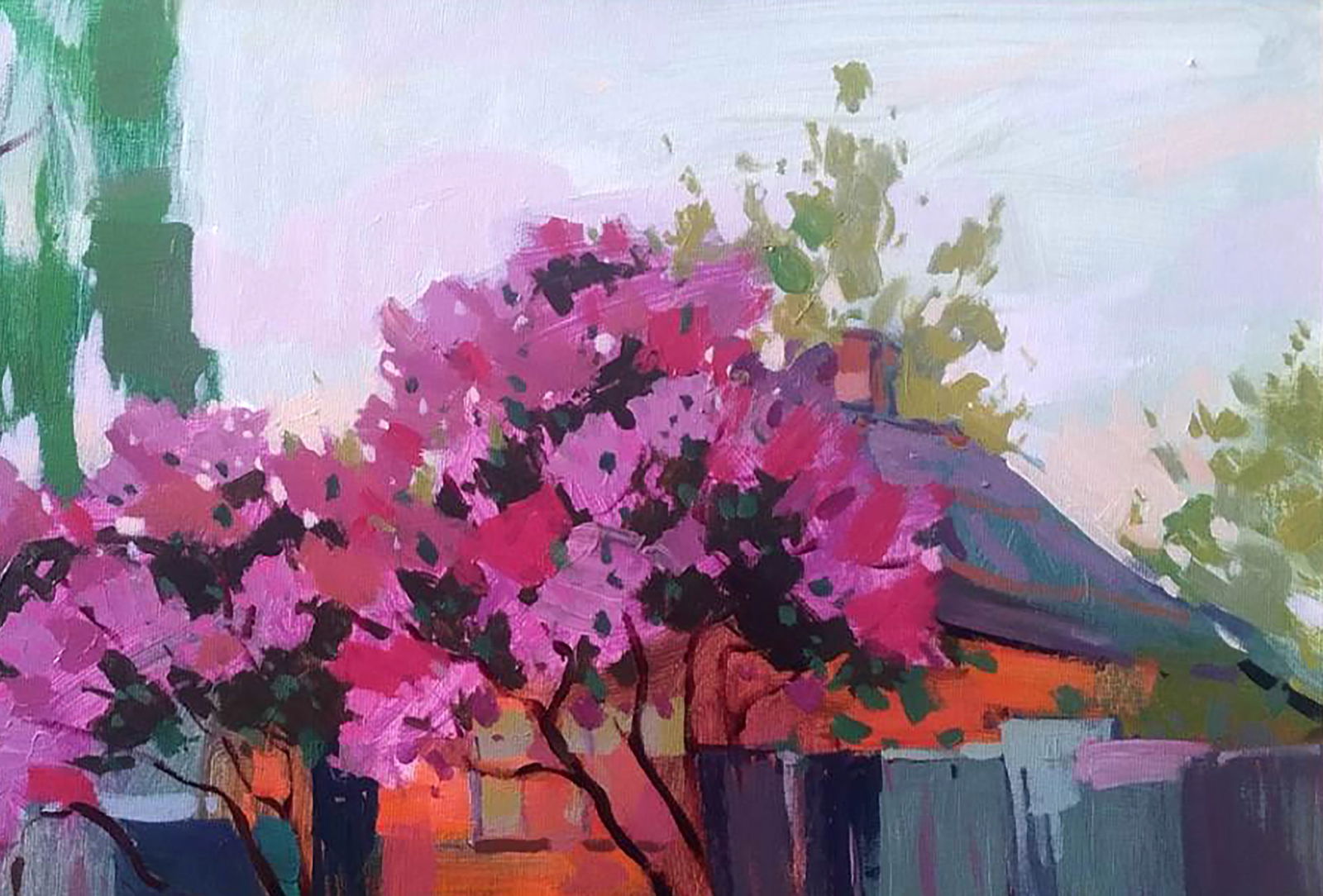 Acrylic painting May day Serhii Kachyn - 3