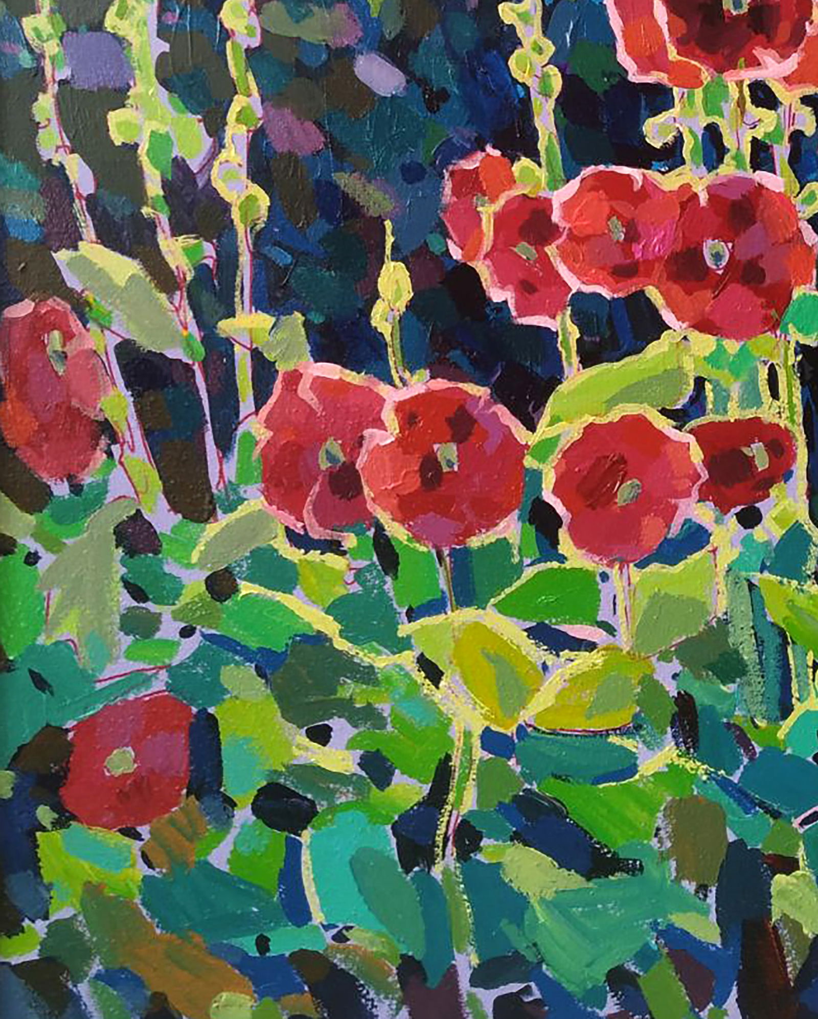 Acrylic painting Mallows Serhii Kachyn - 4