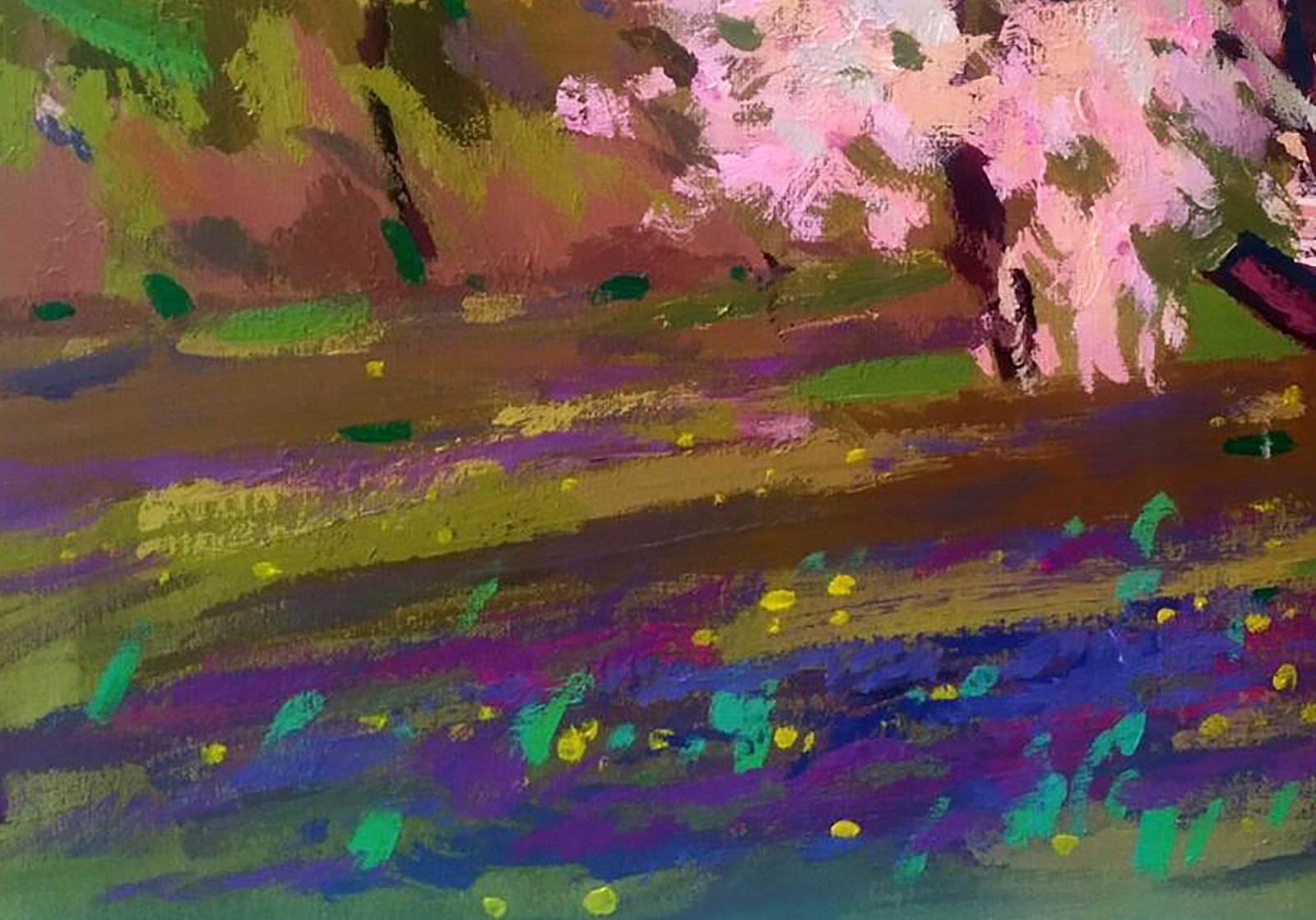 Acrylic painting My garden Serhii Kachyn - 4