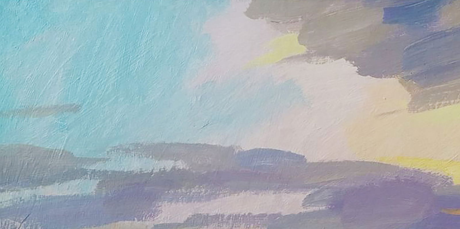 Acrylic painting On the Sunset Serhii Kachyn - 2