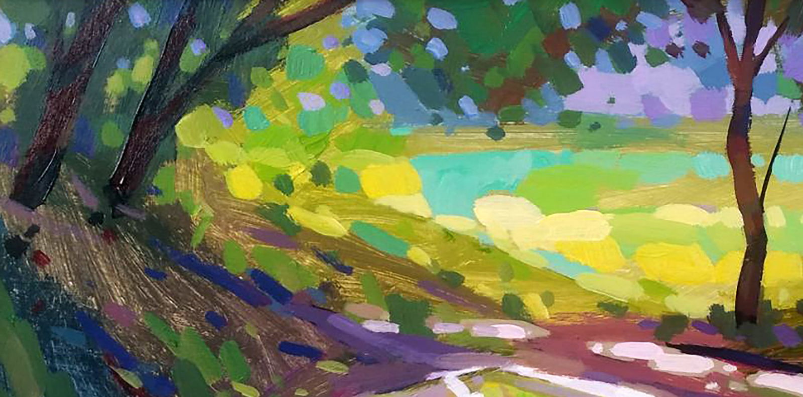 Acrylic painting After the rain Serhii Kachyn - 2