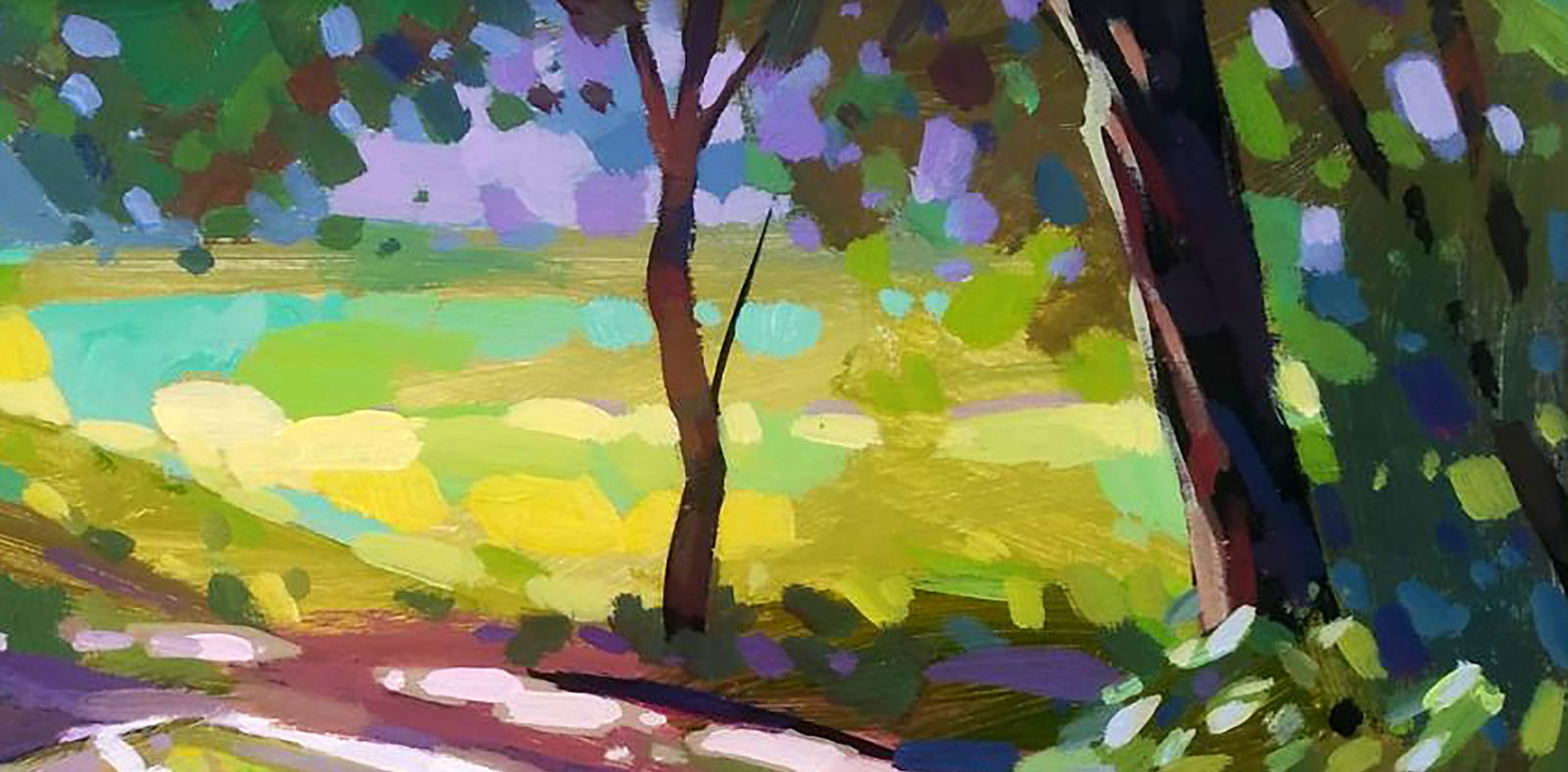 Acrylic painting After the rain Serhii Kachyn - 3