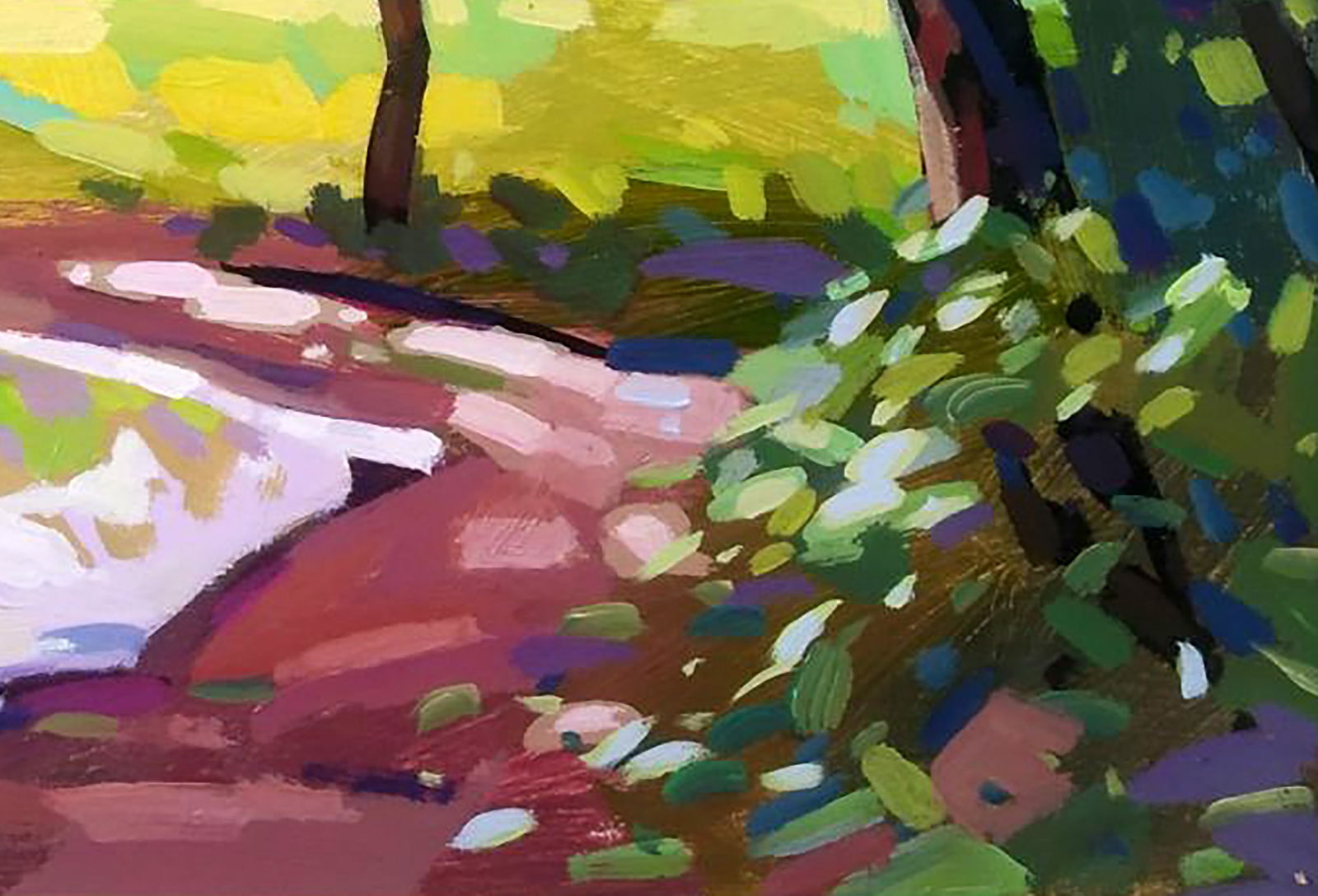 Acrylic painting After the rain Serhii Kachyn - 5