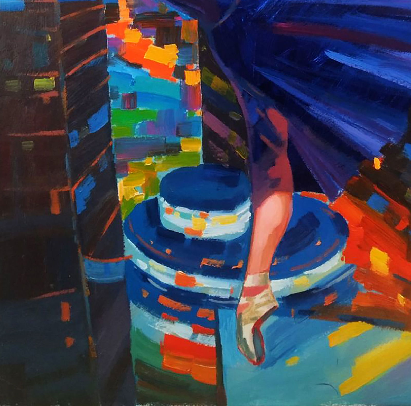 Acrylic painting Equilibrium Serhii Kachyn - 4