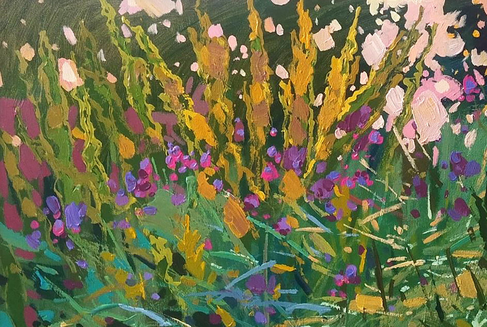 Acrylic painting Various grass Serhii Kachyn - 2