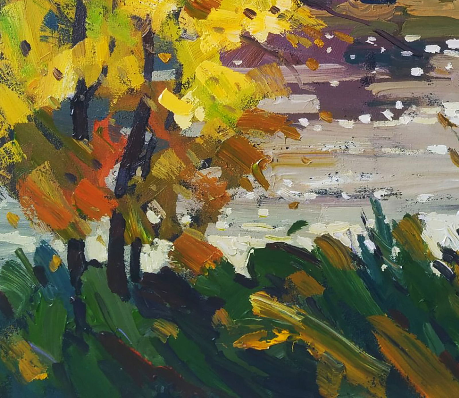 Acrylic painting Sunny bunnies Serhii Kachyn - 4