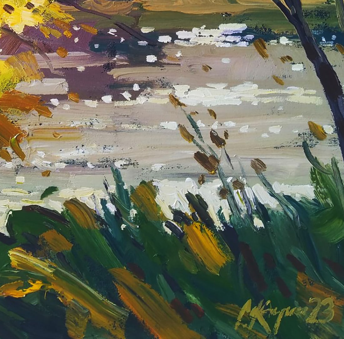 Acrylic painting Sunny bunnies Serhii Kachyn - 5