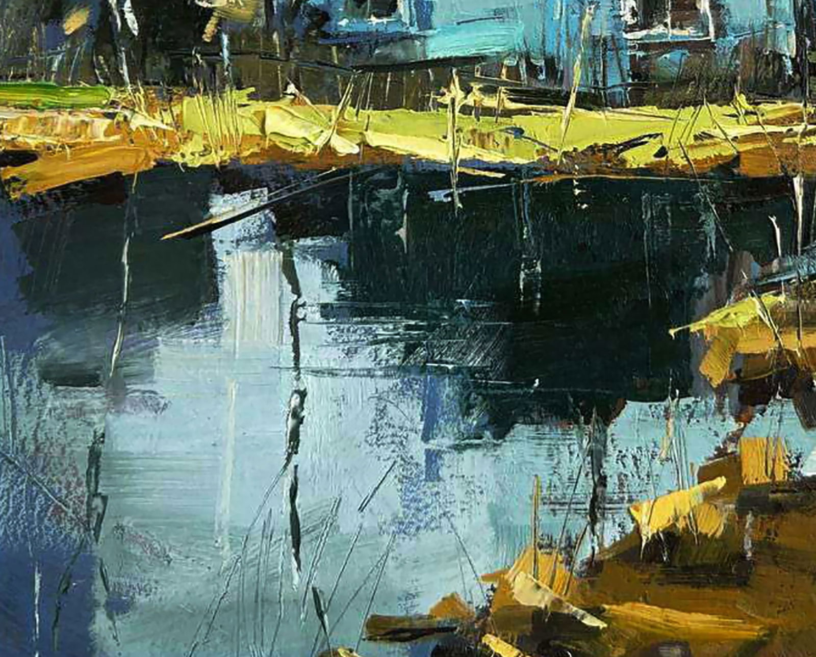 Oil painting House on the swamp Igor Lysytsya - 4