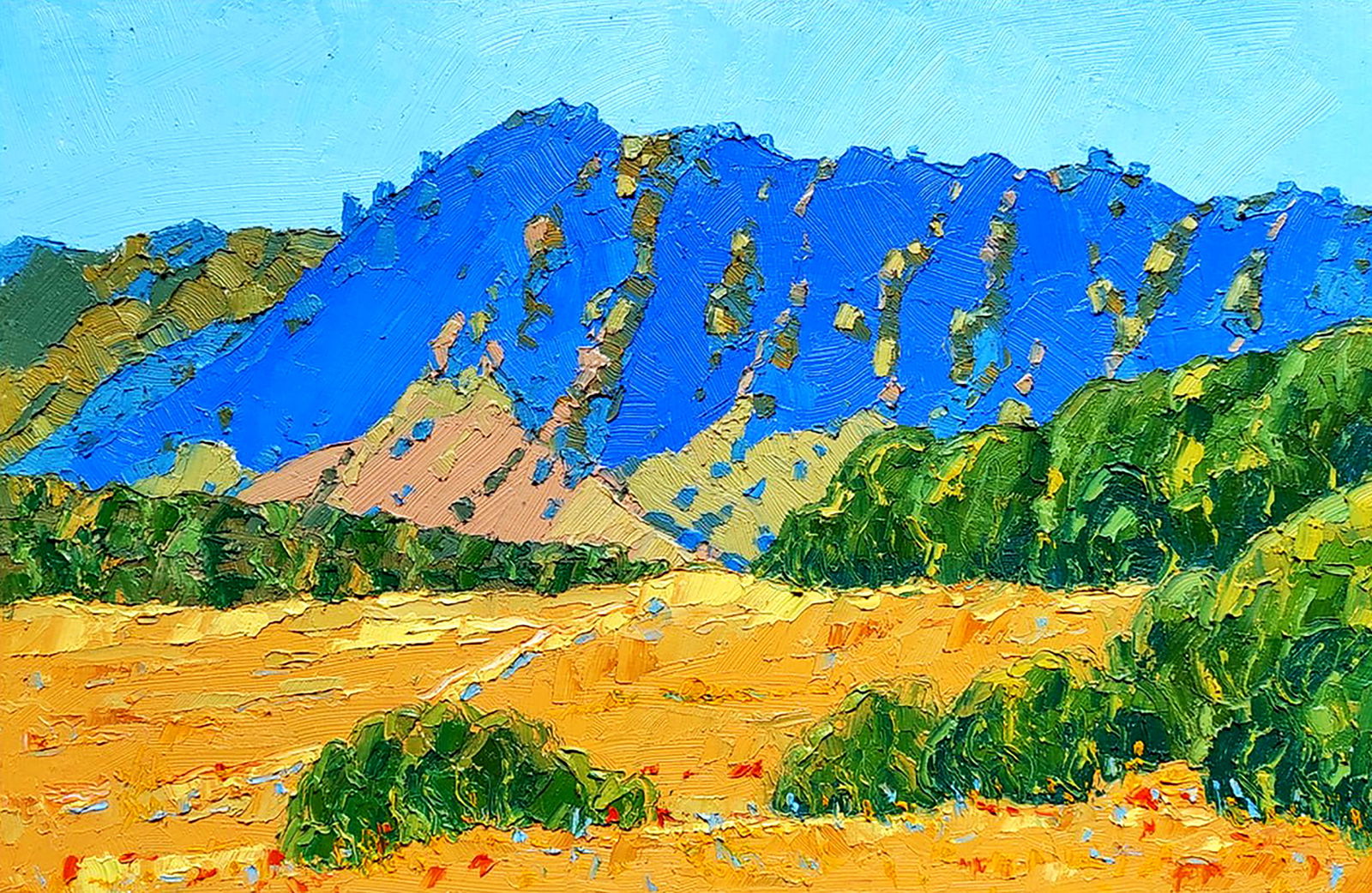 Oil painting In the Carpathians Yaroslav Savchyn: Title: Oil painting In the Carpathians Yaroslav Savchyn Description: 2SAVCH Painter: Yaroslav Savchyn Size: 29x44 cm/11.41x17.32 inches Components: oil, canvas on cardboard Original painting