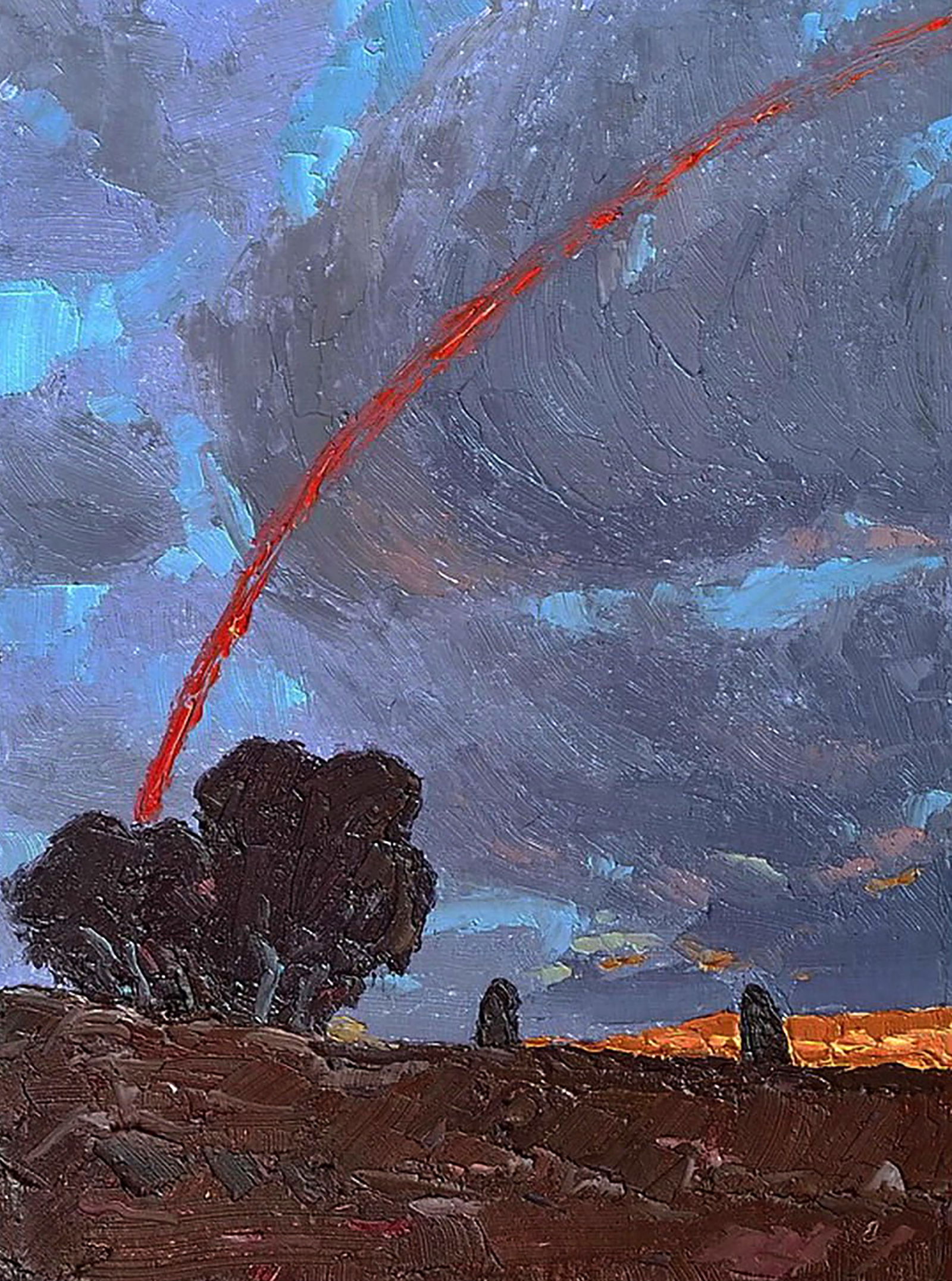 Oil painting Herald Yaroslav Savchyn: Title: Oil painting Herald Yaroslav Savchyn Description: 10SAVCH Painter: Yaroslav Savchyn Size: 30x22 cm/11.81x8.66 inches Components: oil, canvas on cardboard Original painting CONDITION: excellent