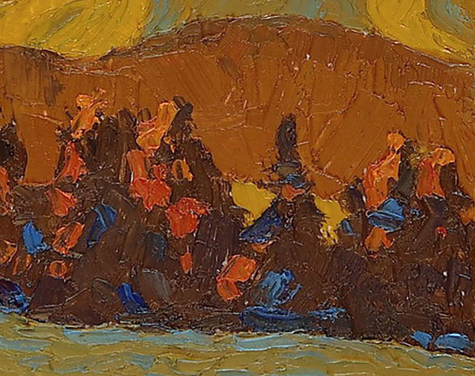 Oil painting Evening sun Yaroslav Savchyn - 5