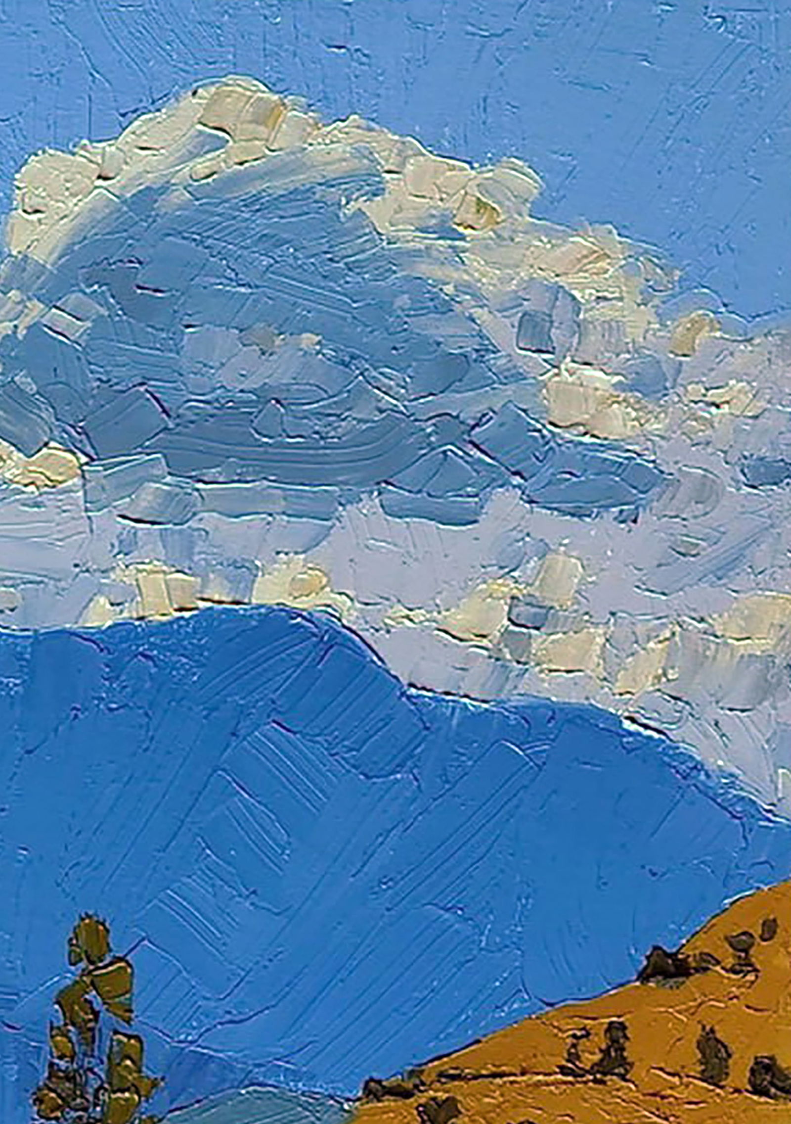 Oil painting Beyond the mountains Yaroslav Savchyn - 3