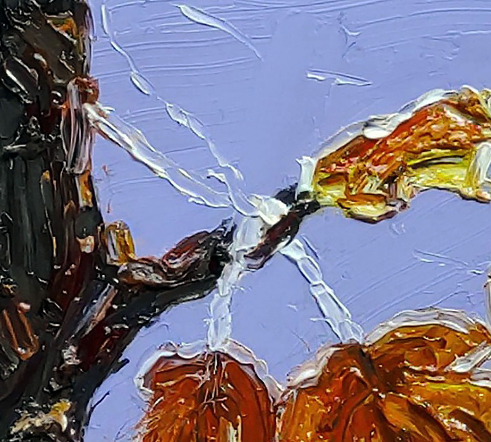 Oil painting Frost Yaroslav Savchyn - 2