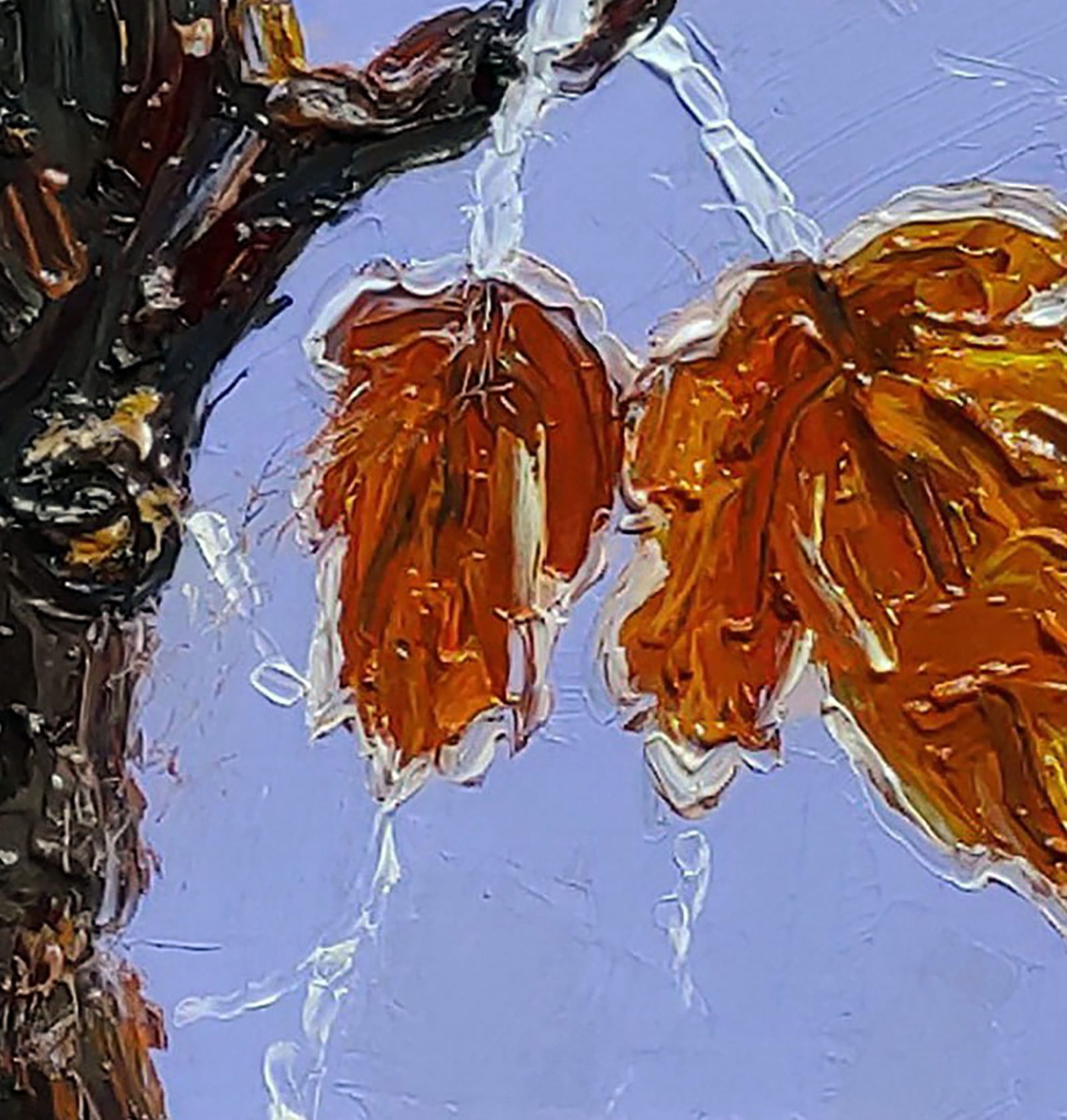 Oil painting Frost Yaroslav Savchyn - 4