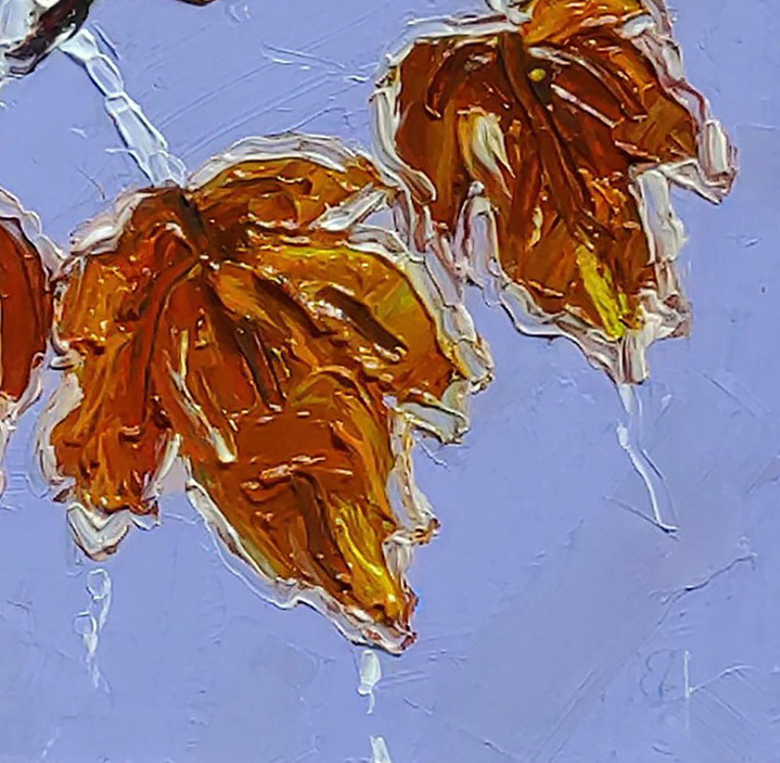 Oil painting Frost Yaroslav Savchyn - 5