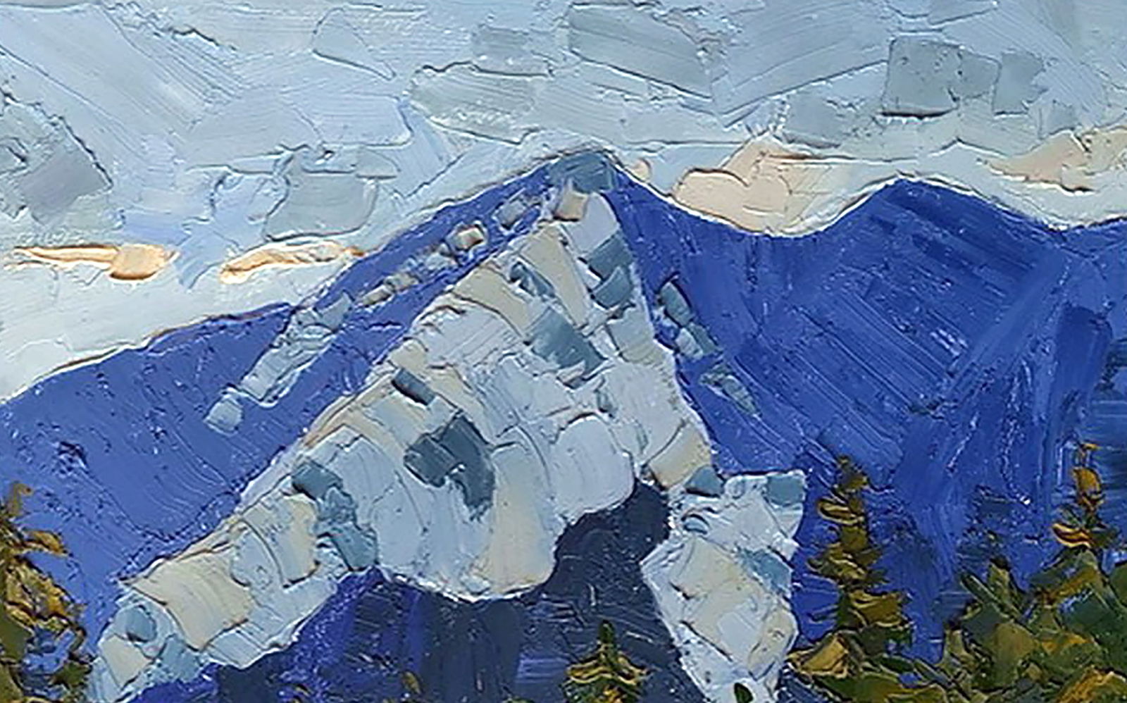 Oil painting Carpathian mountains Yaroslav Savchyn - 3