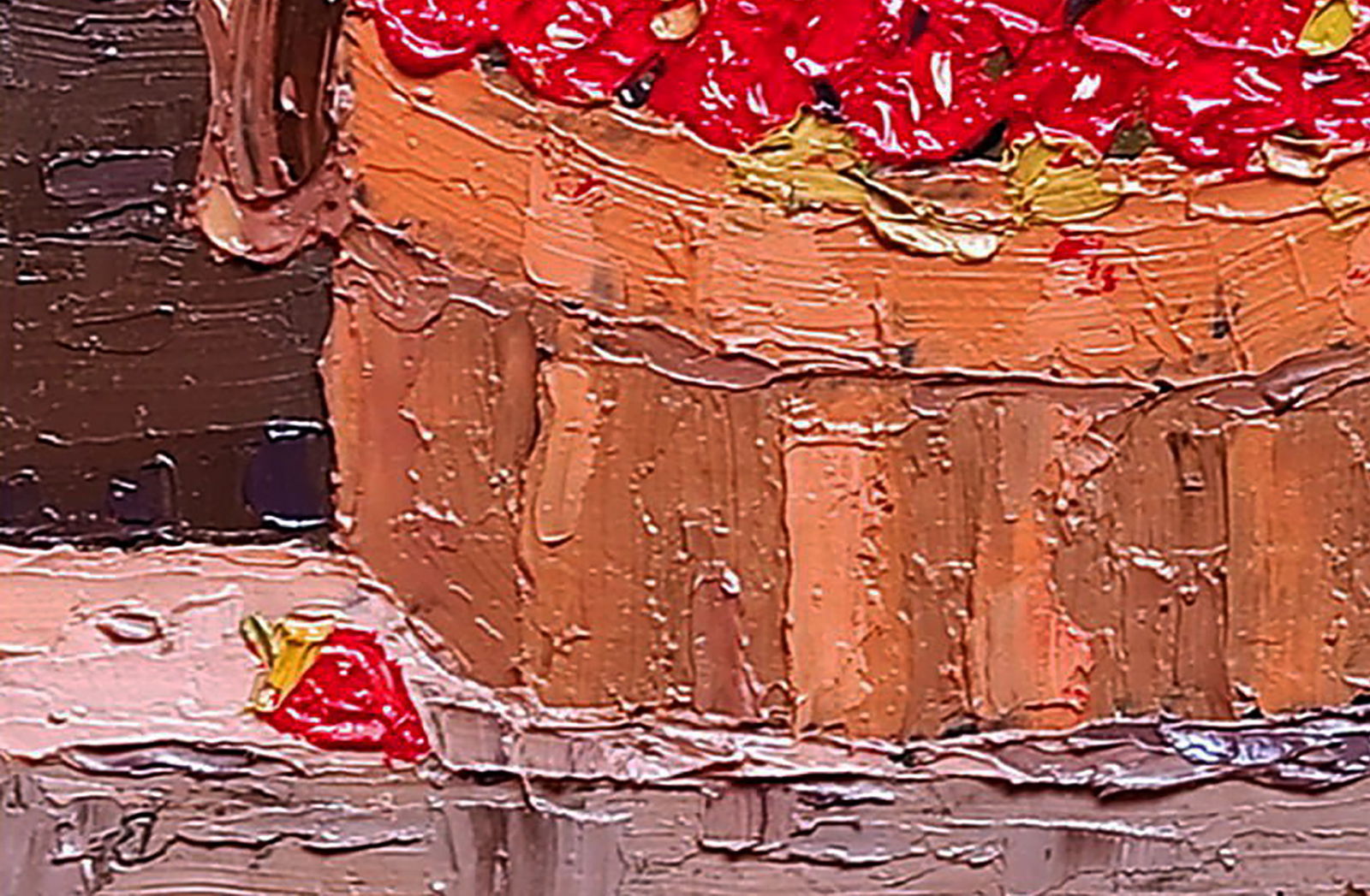 Oil painting Strawberry Yaroslav Savchyn - 4