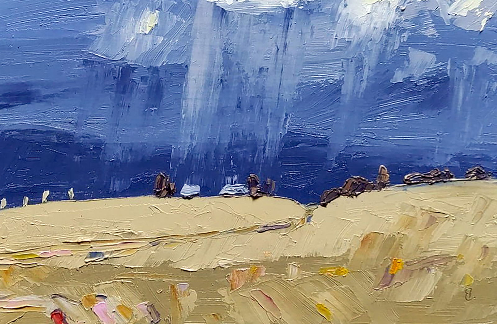 Oil painting Summer thunderstorm Yaroslav Savchyn - 5