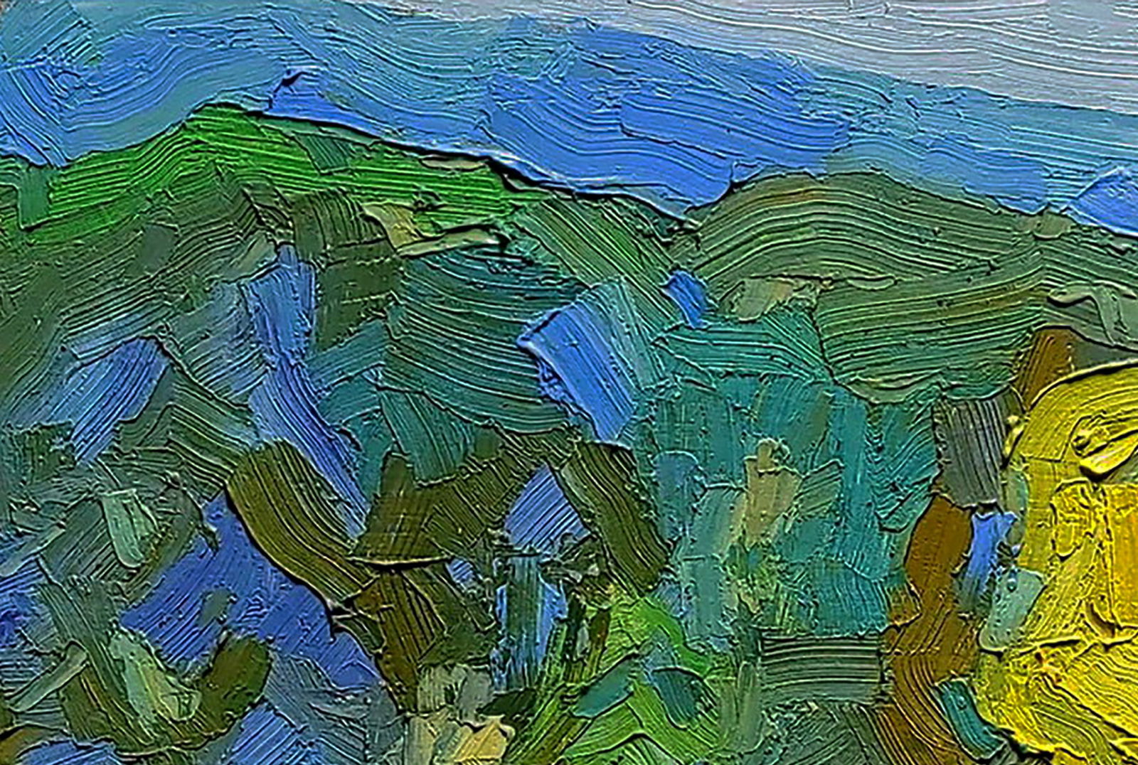 Oil painting In the meadow Yaroslav Savchyn - 2