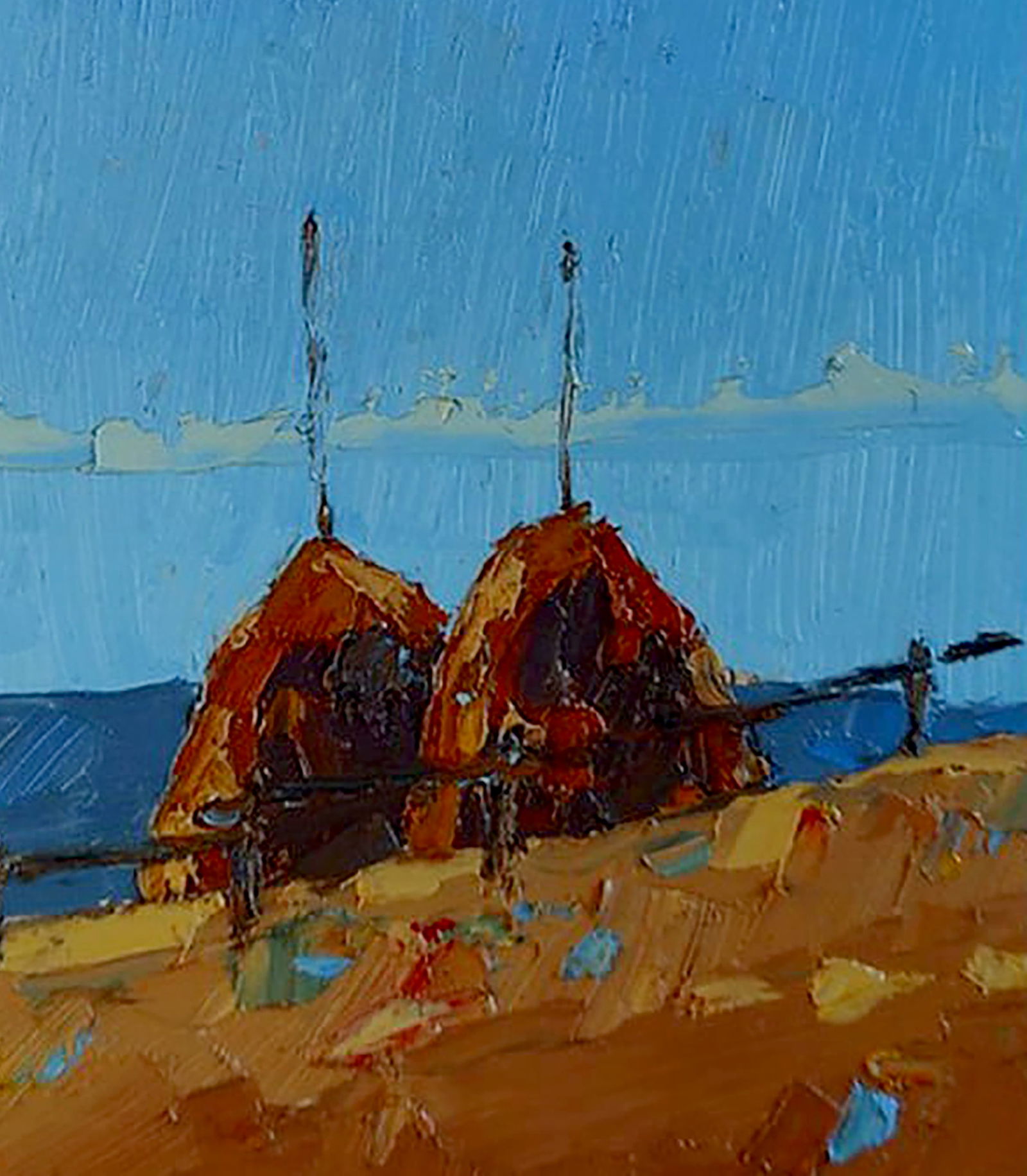 Oil painting Under the summer sky Yaroslav Savchyn - 5