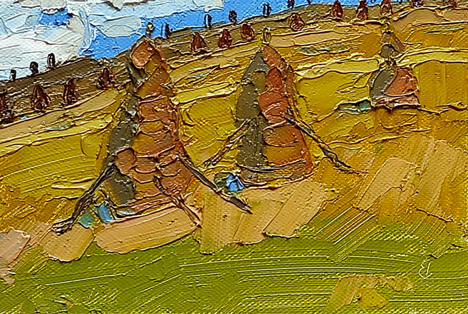Oil painting Rural motif Yaroslav Savchyn - 5
