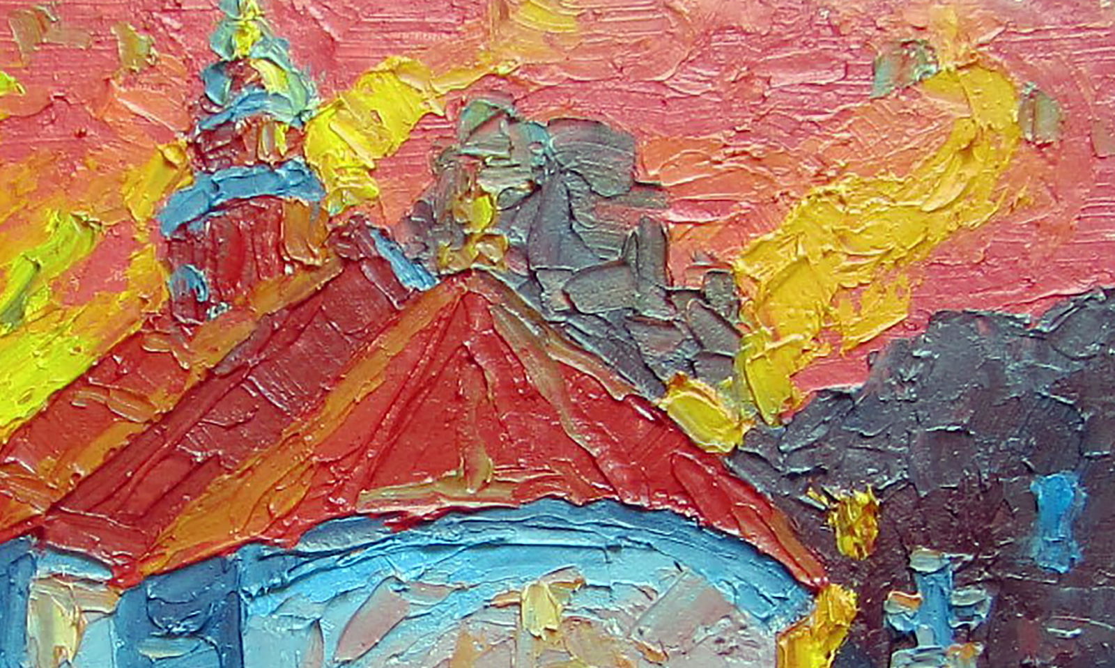 Oil painting Church in Patsikov Yaroslav Savchyn - 3