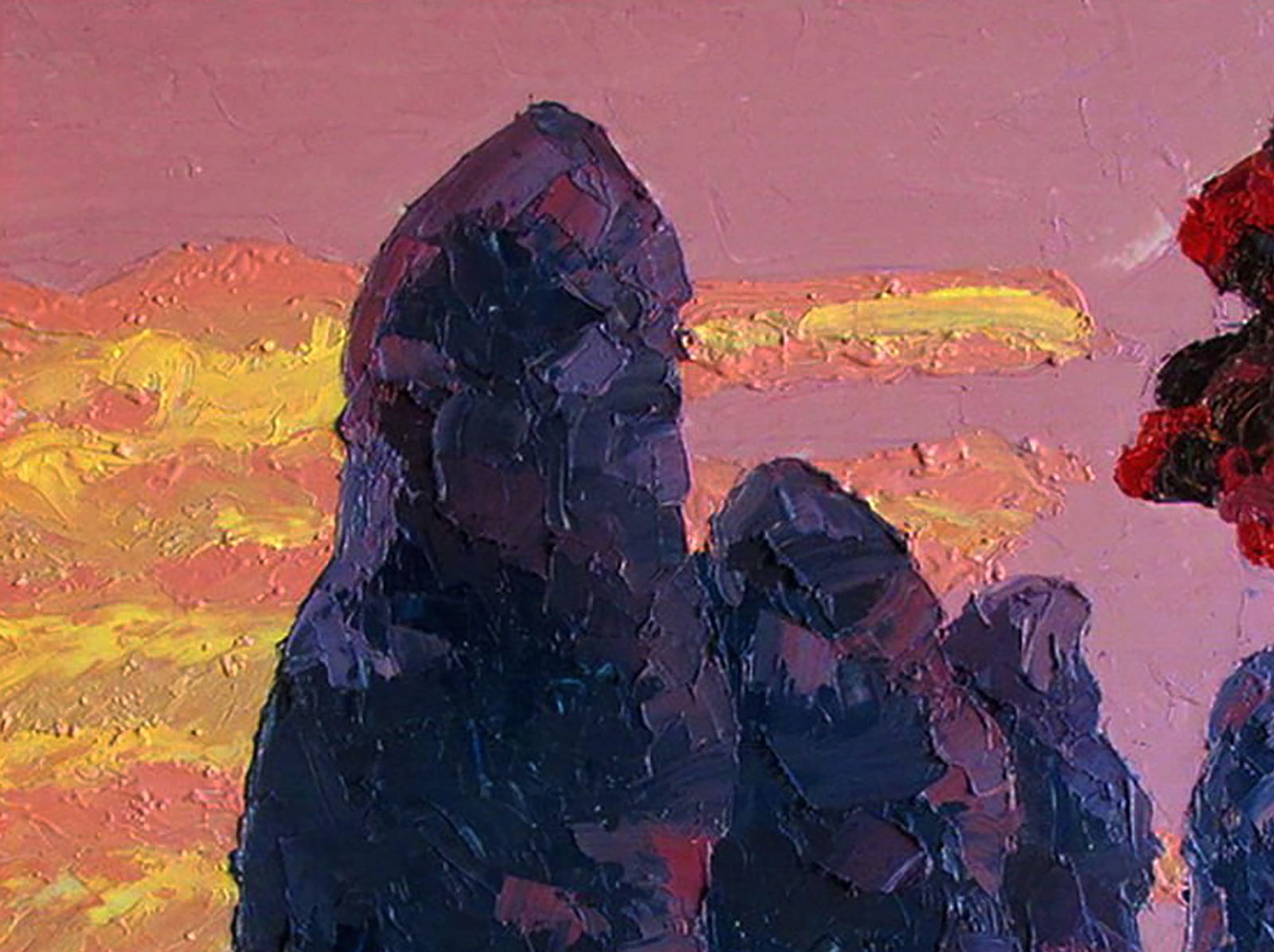 Oil painting Evening viburnum Yaroslav Savchyn - 2