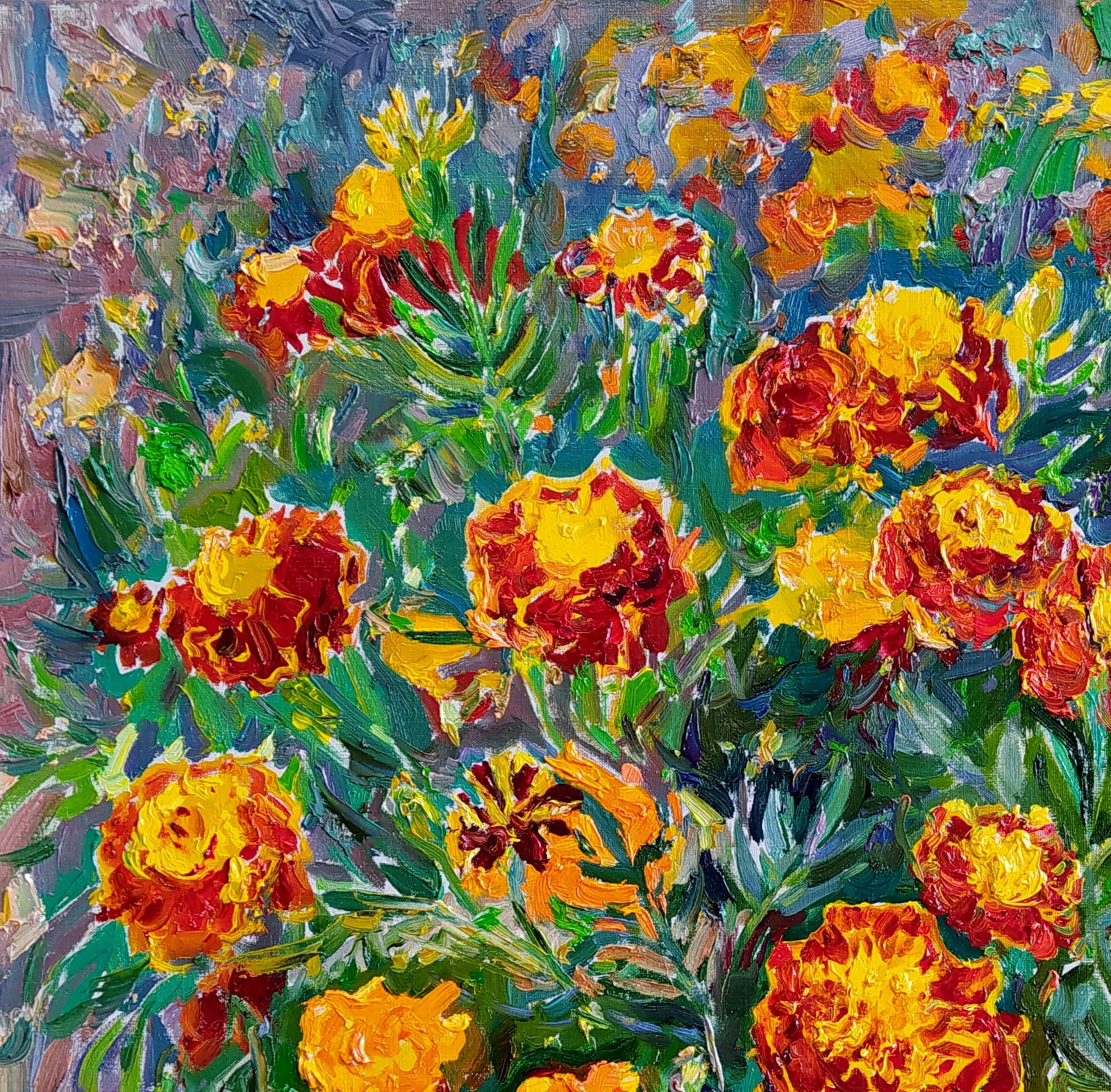 Oil painting Marigold Leonid Pavlenko - 2