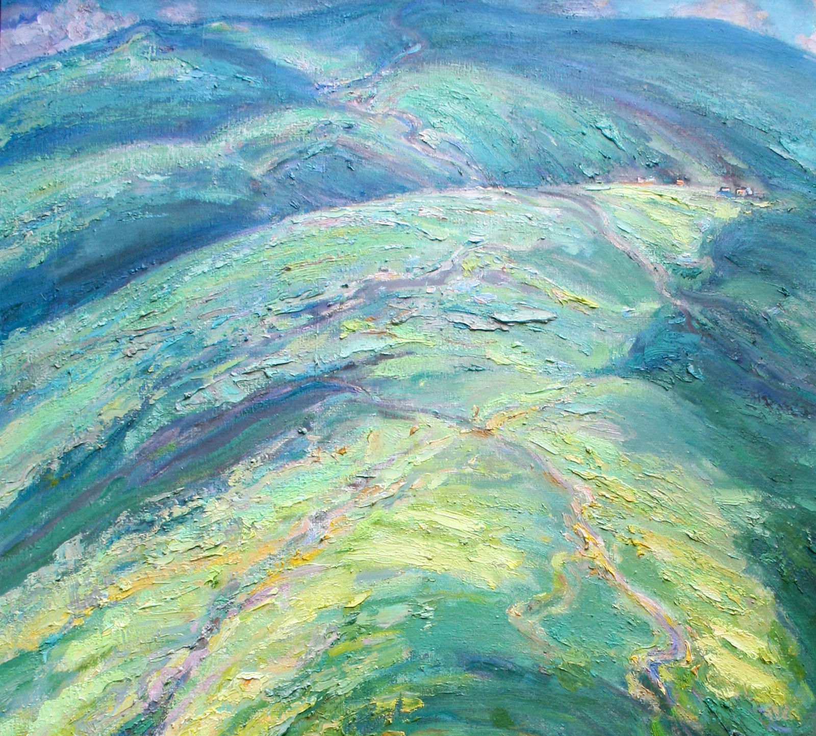 Oil painting High in the mountains Leonid Pavlenko - 2