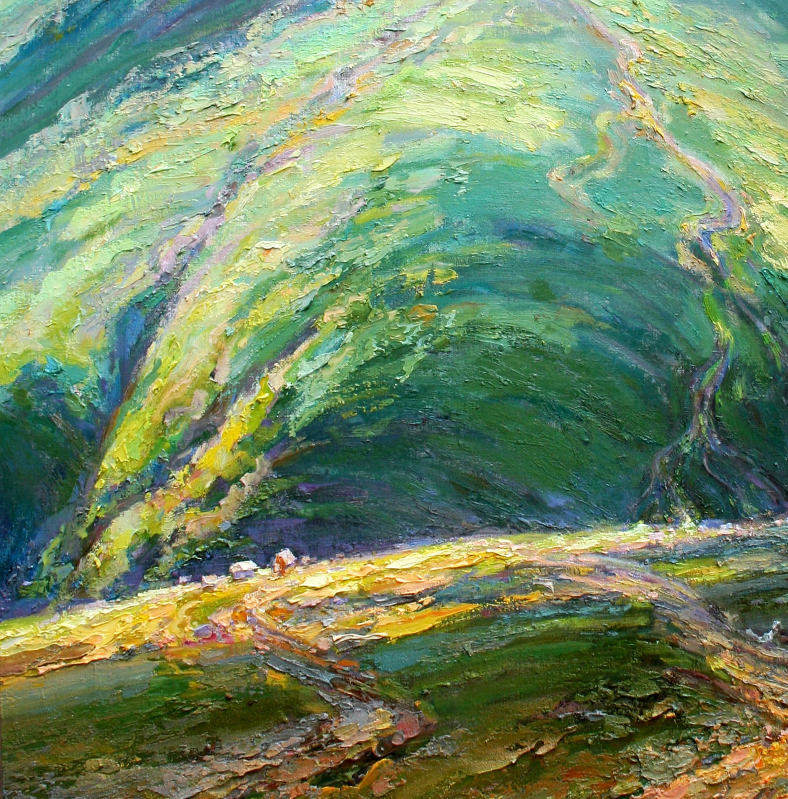 Oil painting High in the mountains Leonid Pavlenko - 4