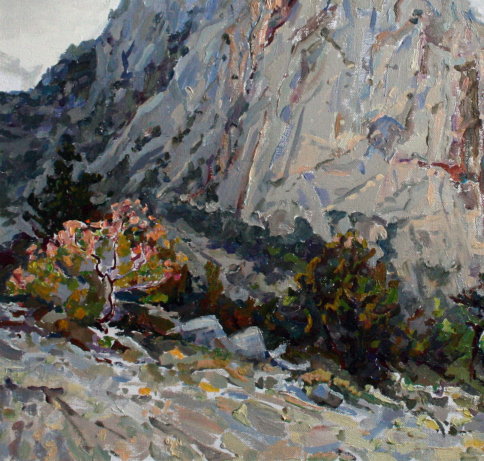 Oil painting Rocky mountain Leonid Pavlenko - 4