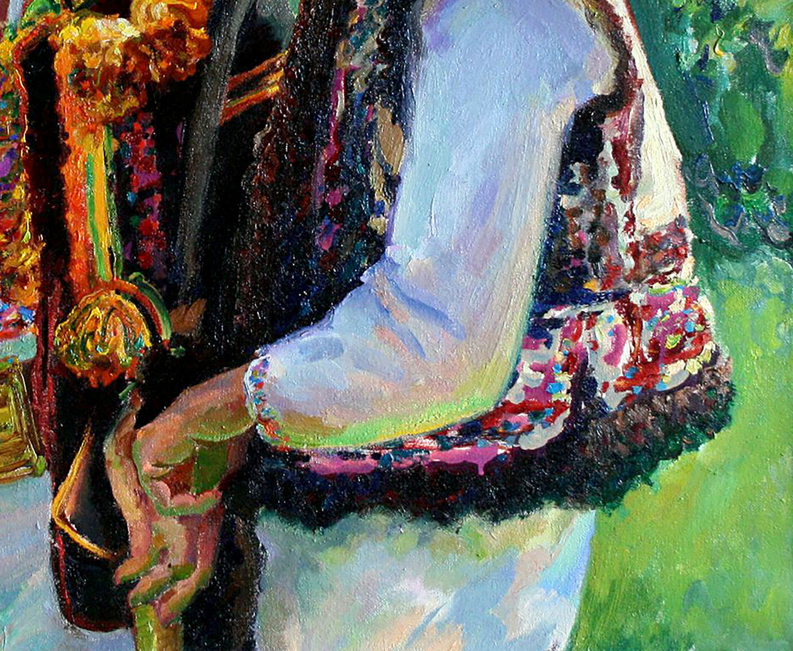 Oil painting Two Hutsuls Leonid Pavlenko - 5
