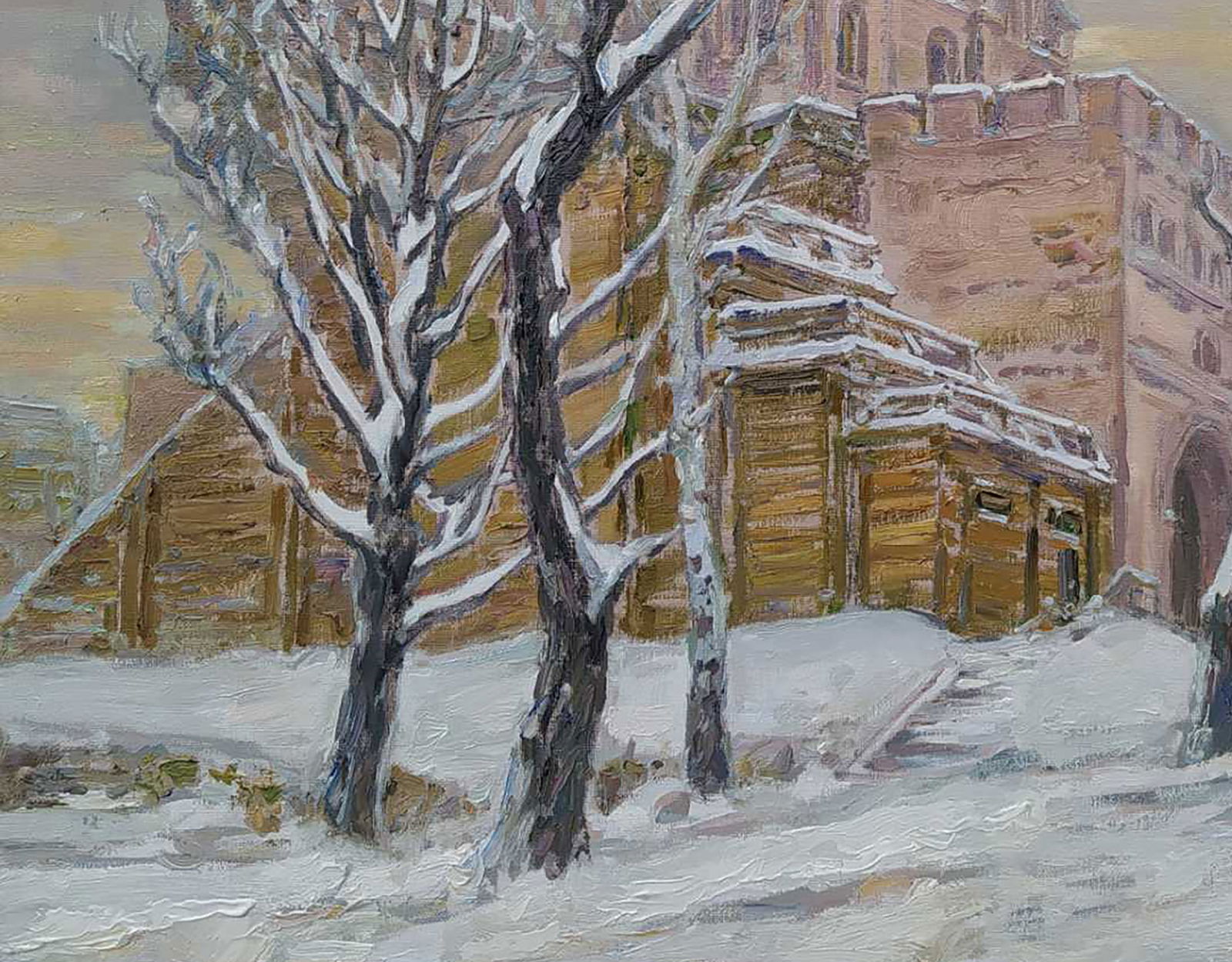 Oil painting Golden Gate Leonid Pavlenko - 4