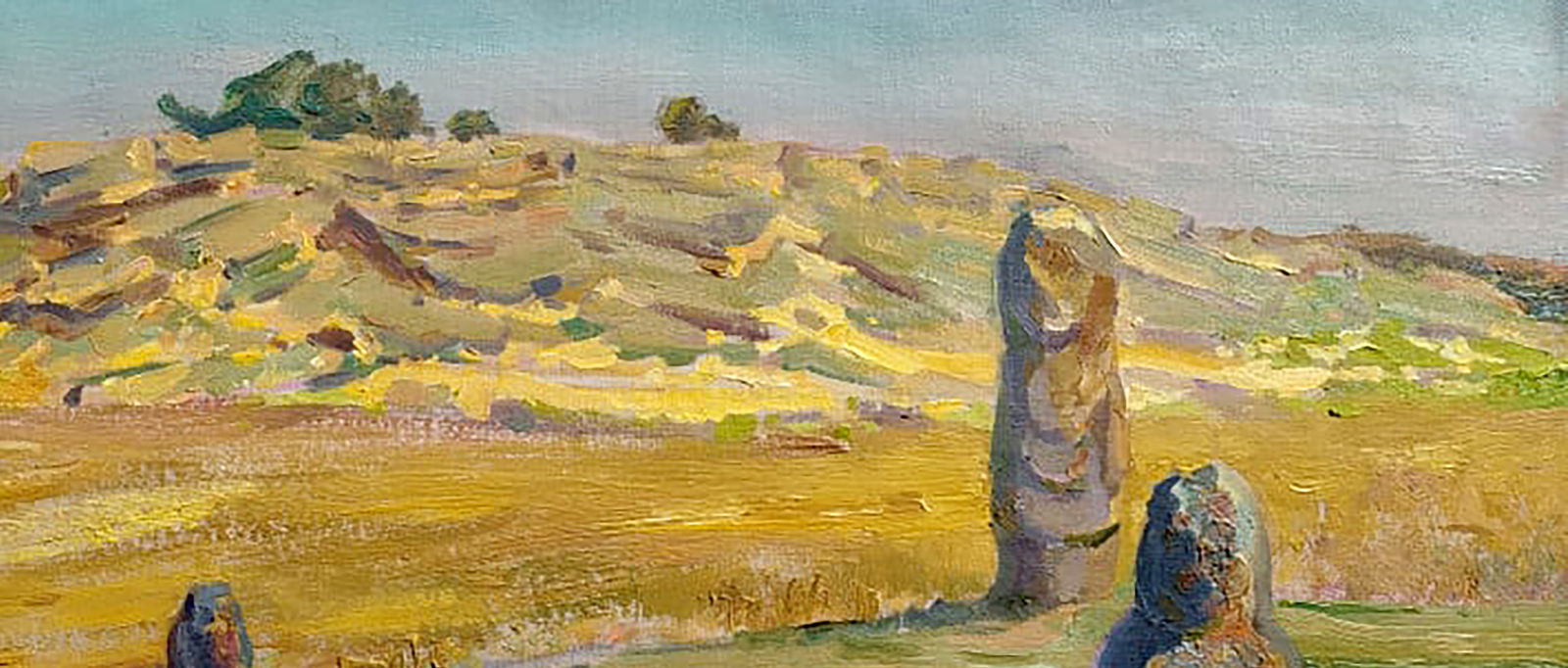 Oil painting Stone grave Leonid Pavlenko - 3