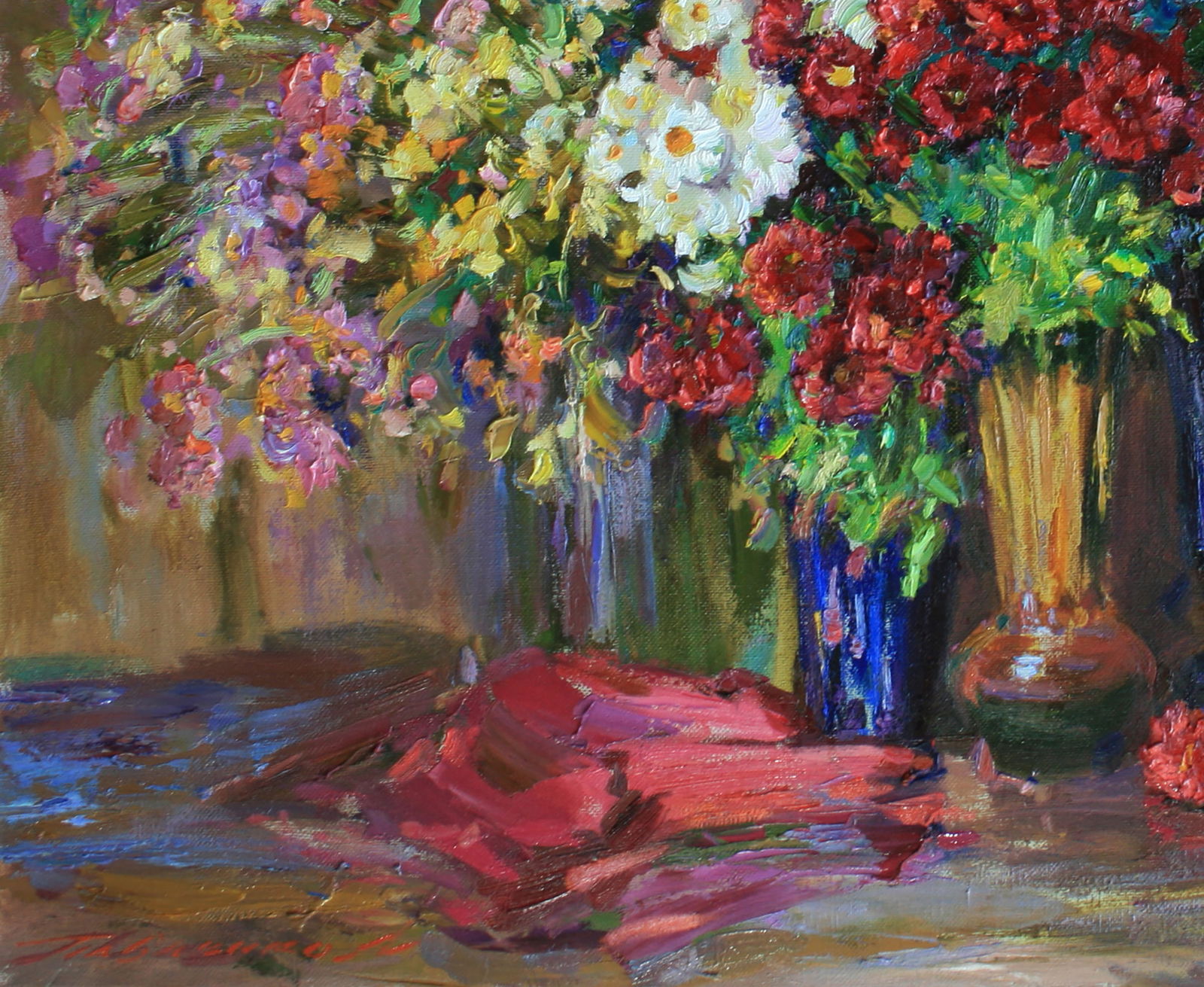 Oil painting Autumn bouquets Leonid Pavlenko - 4