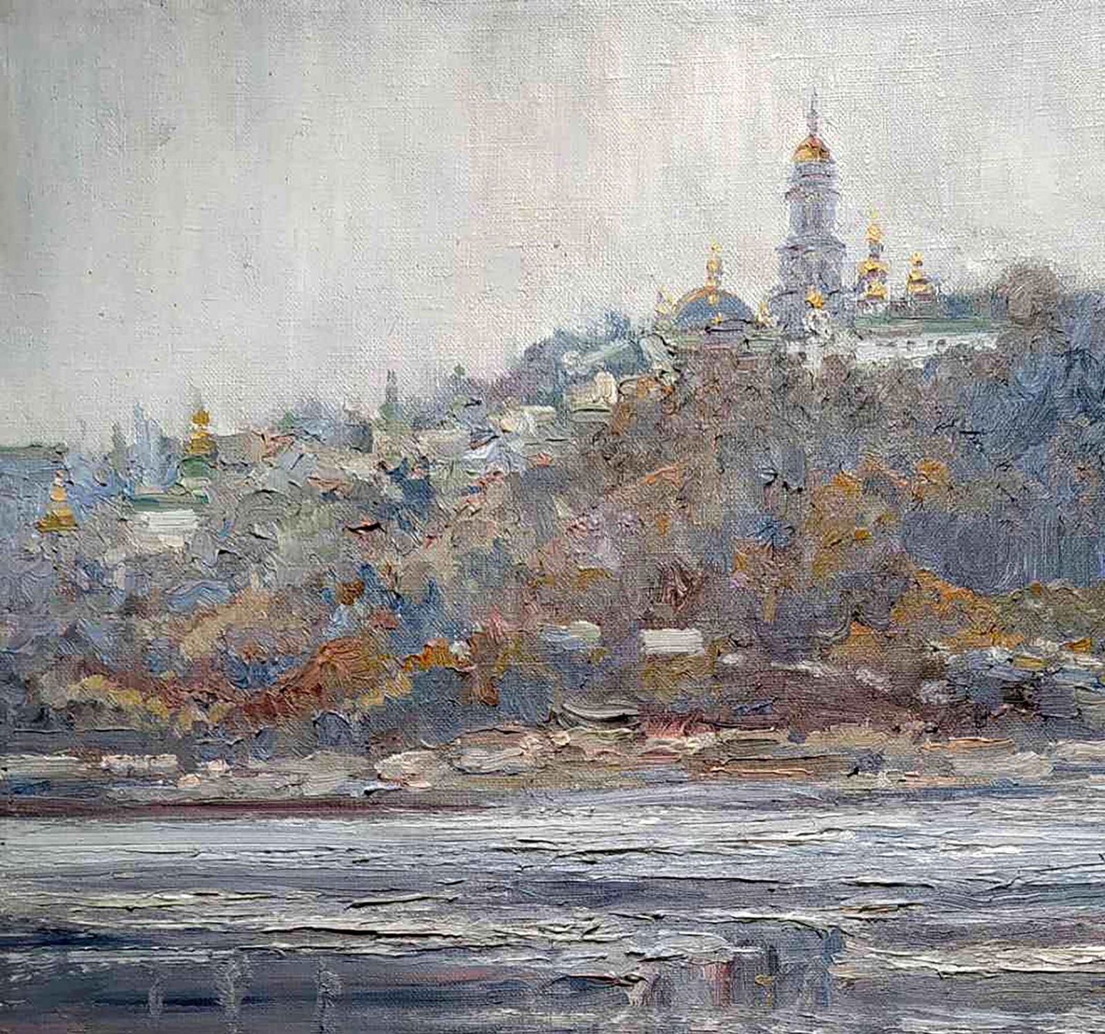 Oil painting View of the Church Leonid Pavlenko - 2
