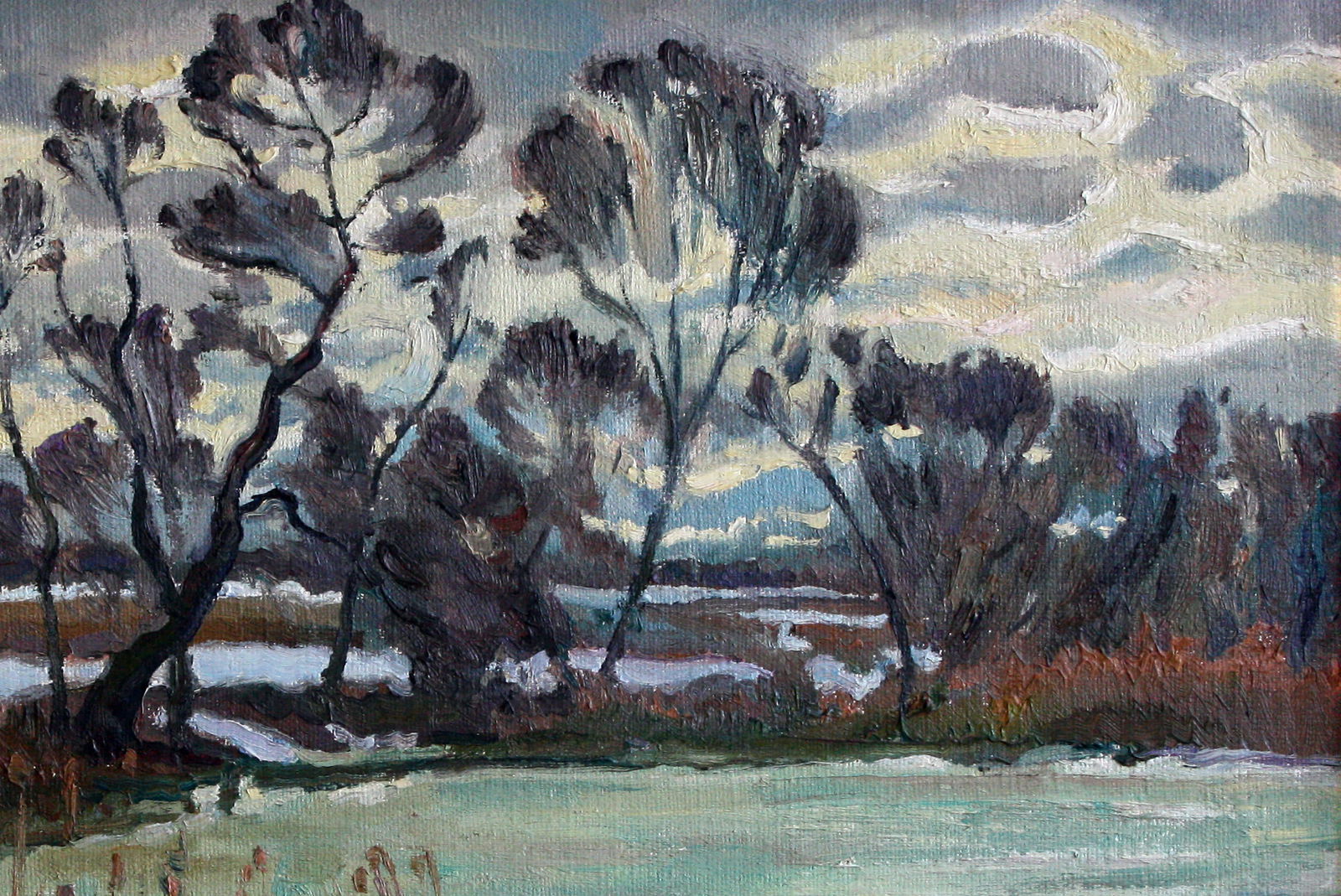 Oil painting Thaw Leonid Pavlenko - 3