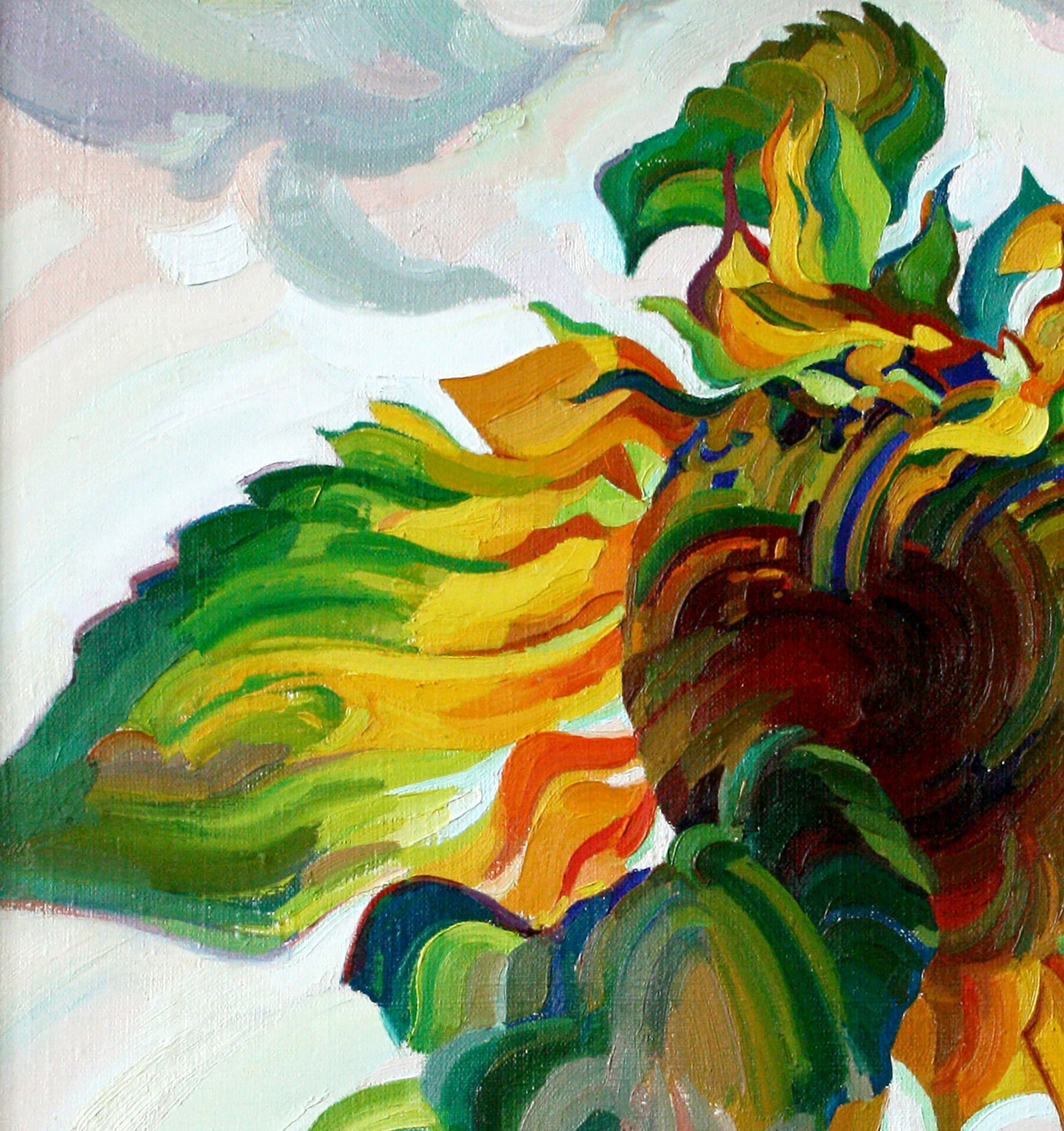 Oil painting Sunflower Leonid Pavlenko - 2