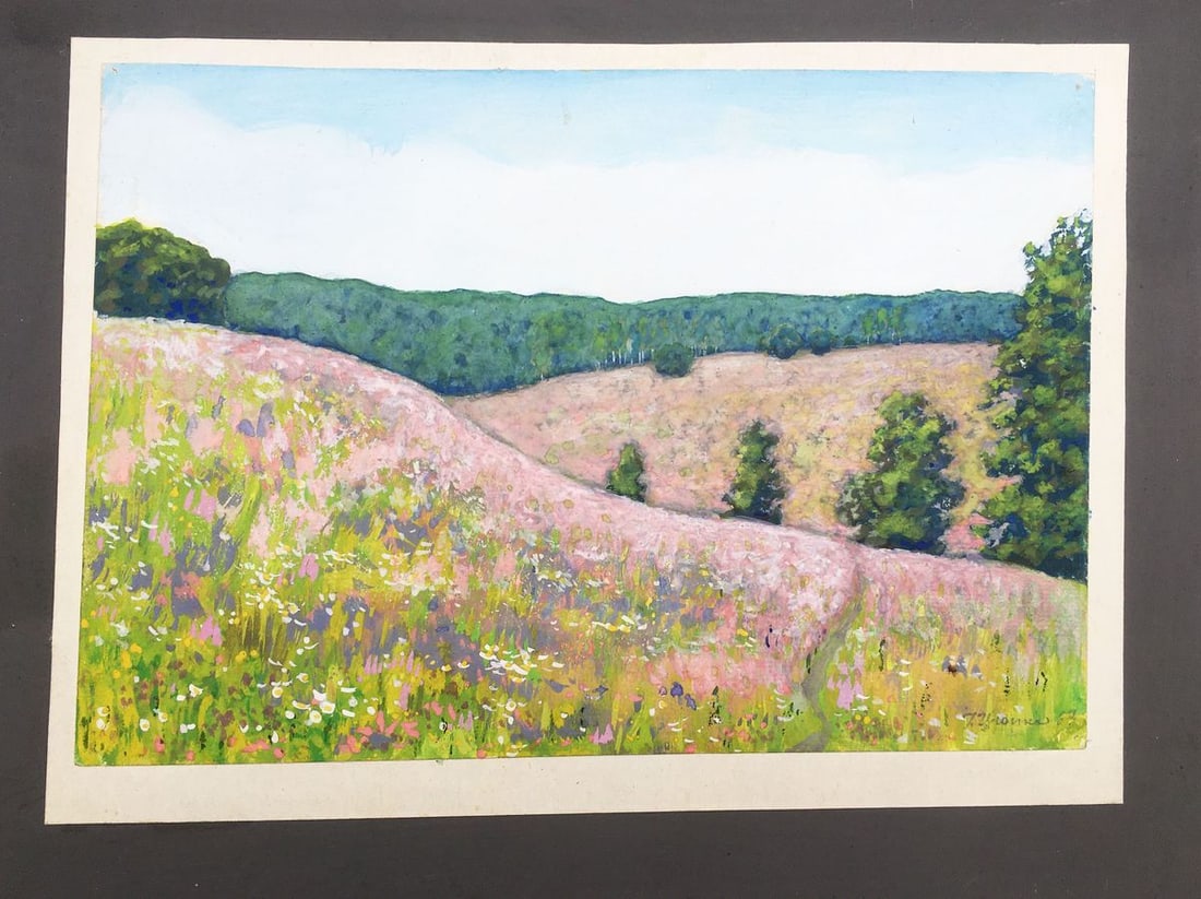 Watercolor painting Forest landscape Tsyupka Ivan Kirillovich: Title: Watercolor painting Forest landscape Tsyupka Ivan Kirillovich Description: No1015 *** ABOUT THIS PAINTING *** * TITLE: "Forest landscape" * ARTISTS: Tsyupka Ivan Kirillovich * SIZE: 22x31 cm/'8