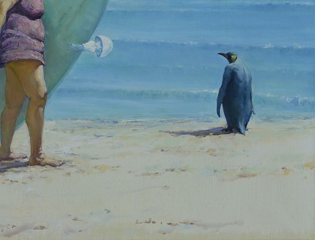 Oil painting Cold seashore Oleg Kateryniuk - 4