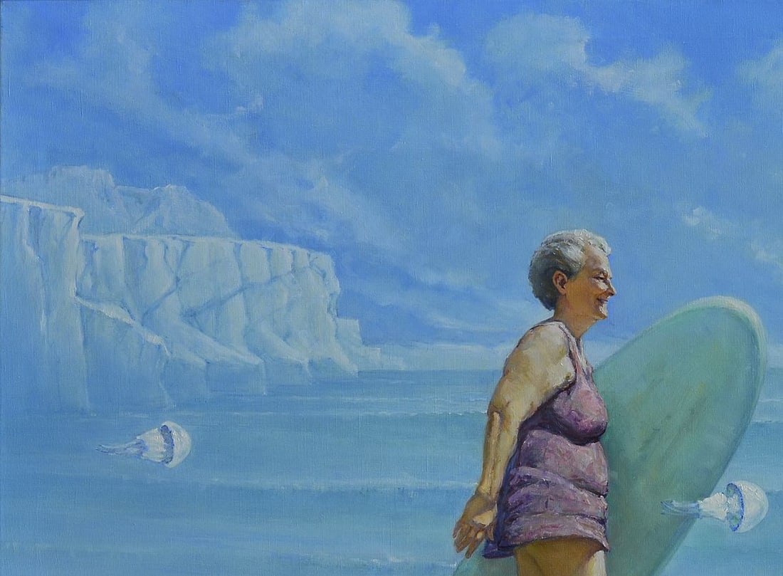 Oil painting Cold seashore Oleg Kateryniuk - 6