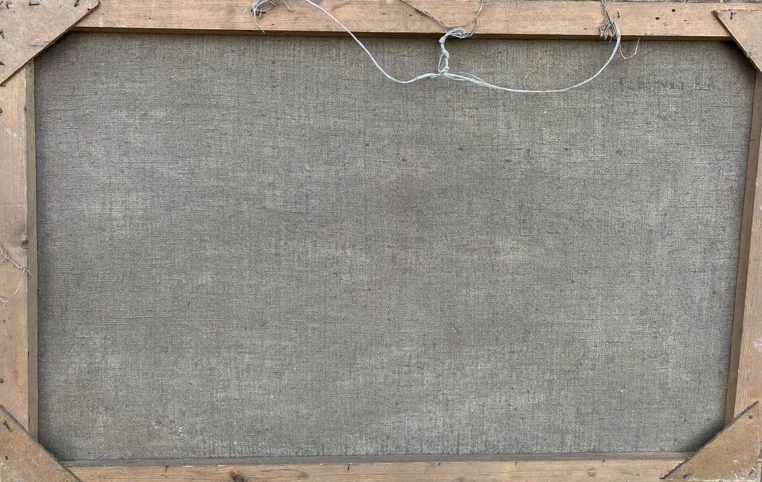 Oil painting Sending off to war Unknown artist - 5