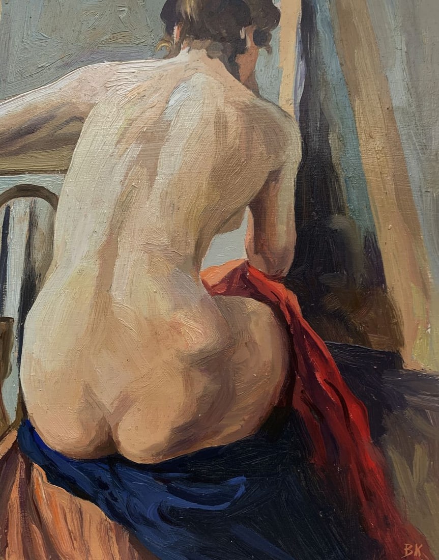 Oil painting The Silence of Feminine Beauty Unknown artist: Title: Oil painting The Silence of Feminine Beauty Unknown artist Description: No.1813 *** ABOUT THIS PAINTING *** * TITLE: "The Silence of Feminine Beauty" * ARTISTS: Unknown artist * SIZE: 29x37