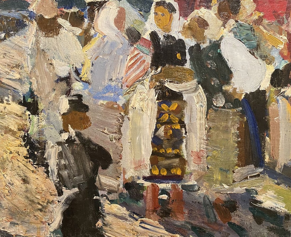 Oil painting Sketch Unknown artist: Title: Oil painting Sketch Unknown artist Description: No.GS 374 *** ABOUT THIS PAINTING *** * TITLE: "Sketch" * ARTISTS: Unknown artist * SIZE: 37x46 cm/'14.56x18.11 inches' * MEDIUM: oil, canvas * H