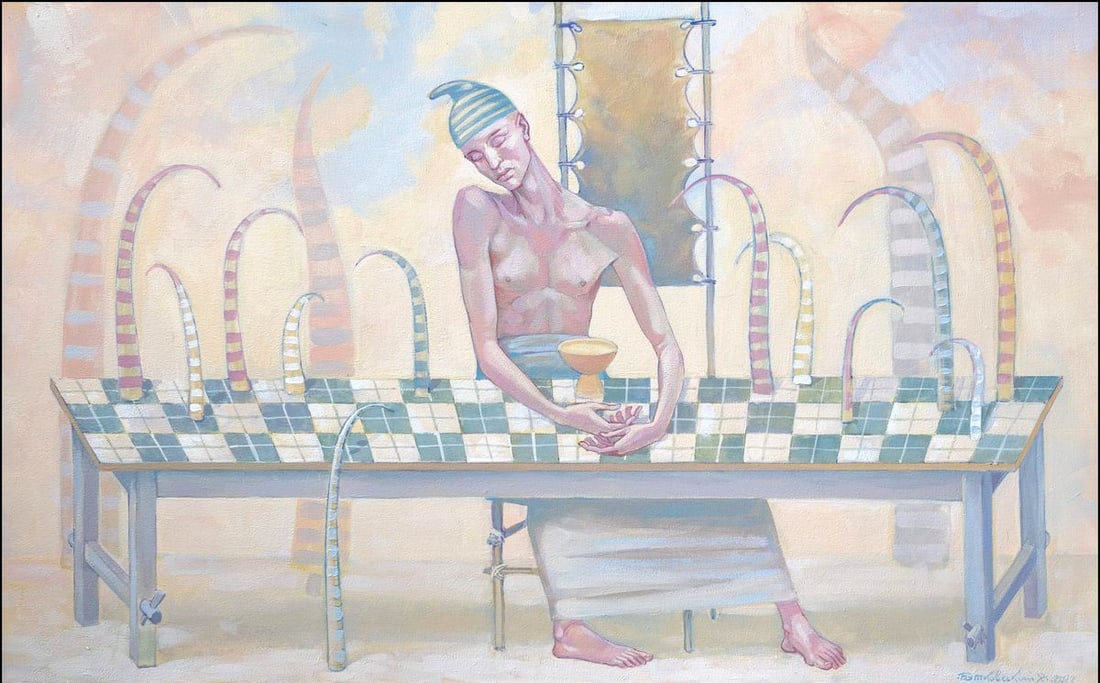 Acrylic painting Singleton Nicolay Vydcovsky (1 of 5)