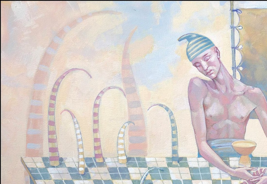 Acrylic painting Singleton Nicolay Vydcovsky - 2