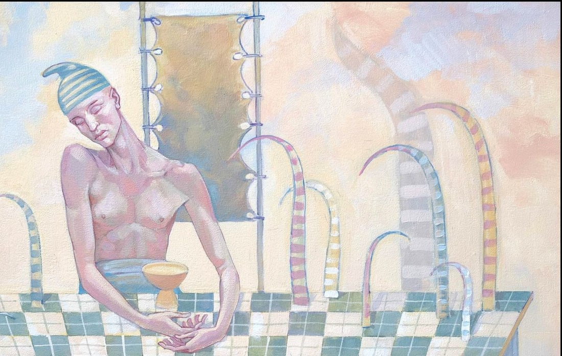 Acrylic painting Singleton Nicolay Vydcovsky - 3