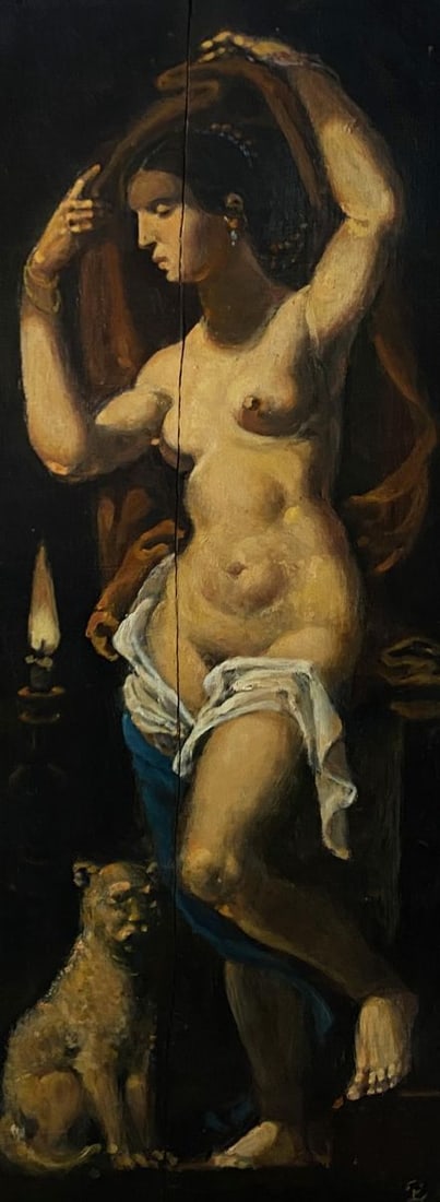 Oil painting In the night Litvinov Oleg Arkad'yevich: Title: Oil painting In the night Litvinov Oleg Arkad'yevich Description: No.Litv 485 *** ABOUT THIS PAINTING *** * TITLE: "In the night" * ARTISTS: Litvinov Oleg Arkad'yevich * SIZE: 23x61 cm/'9.05x24